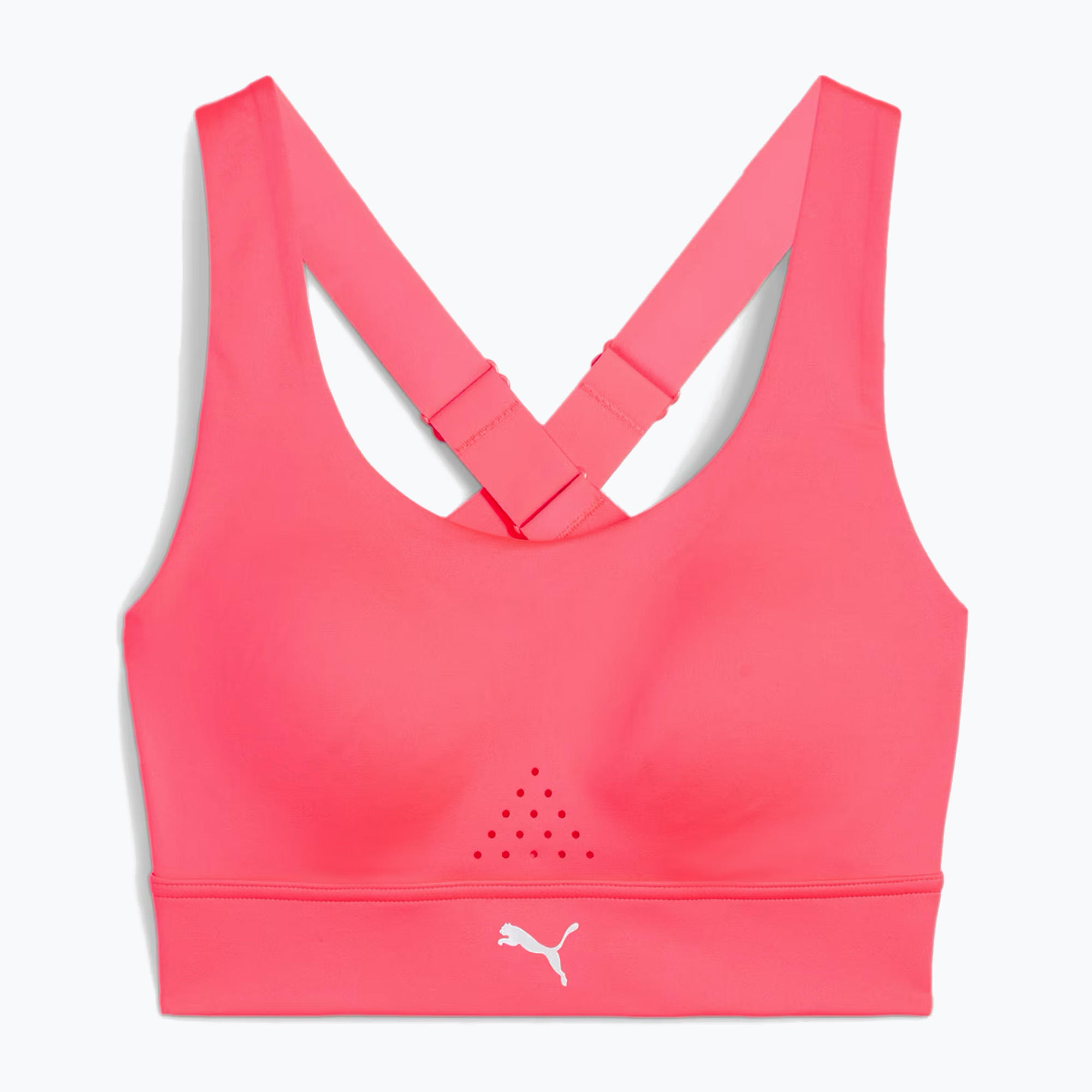 PUMA PWRbreathe Run sunset glow training bra (L)