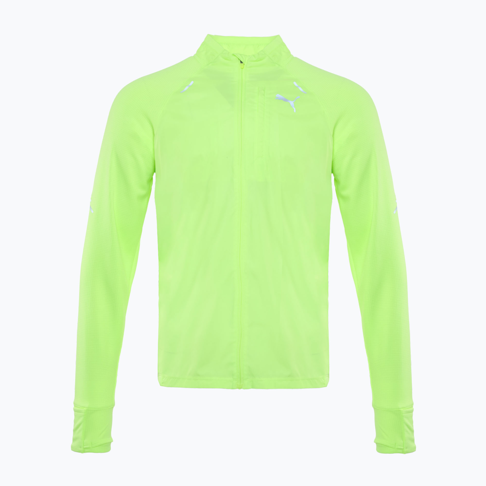 Women's running jacket PUMA Run Gridfleece fizzy apple