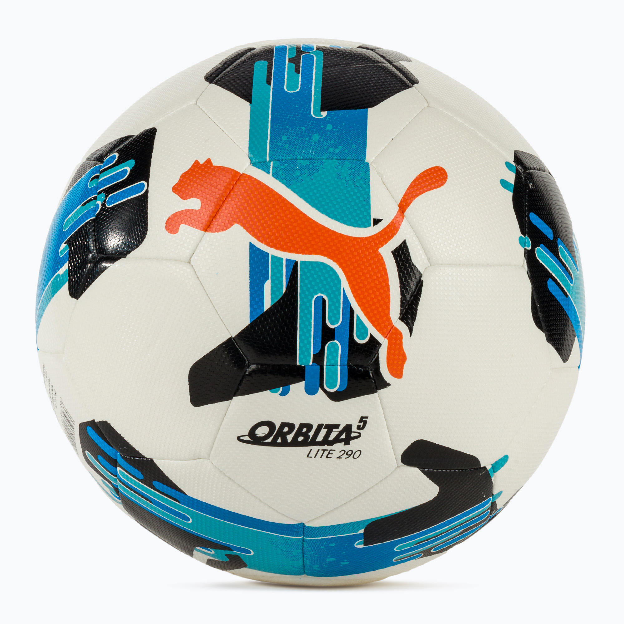 PUMA Orbit 5 Fusion Lite football puma white/multicolor size 4