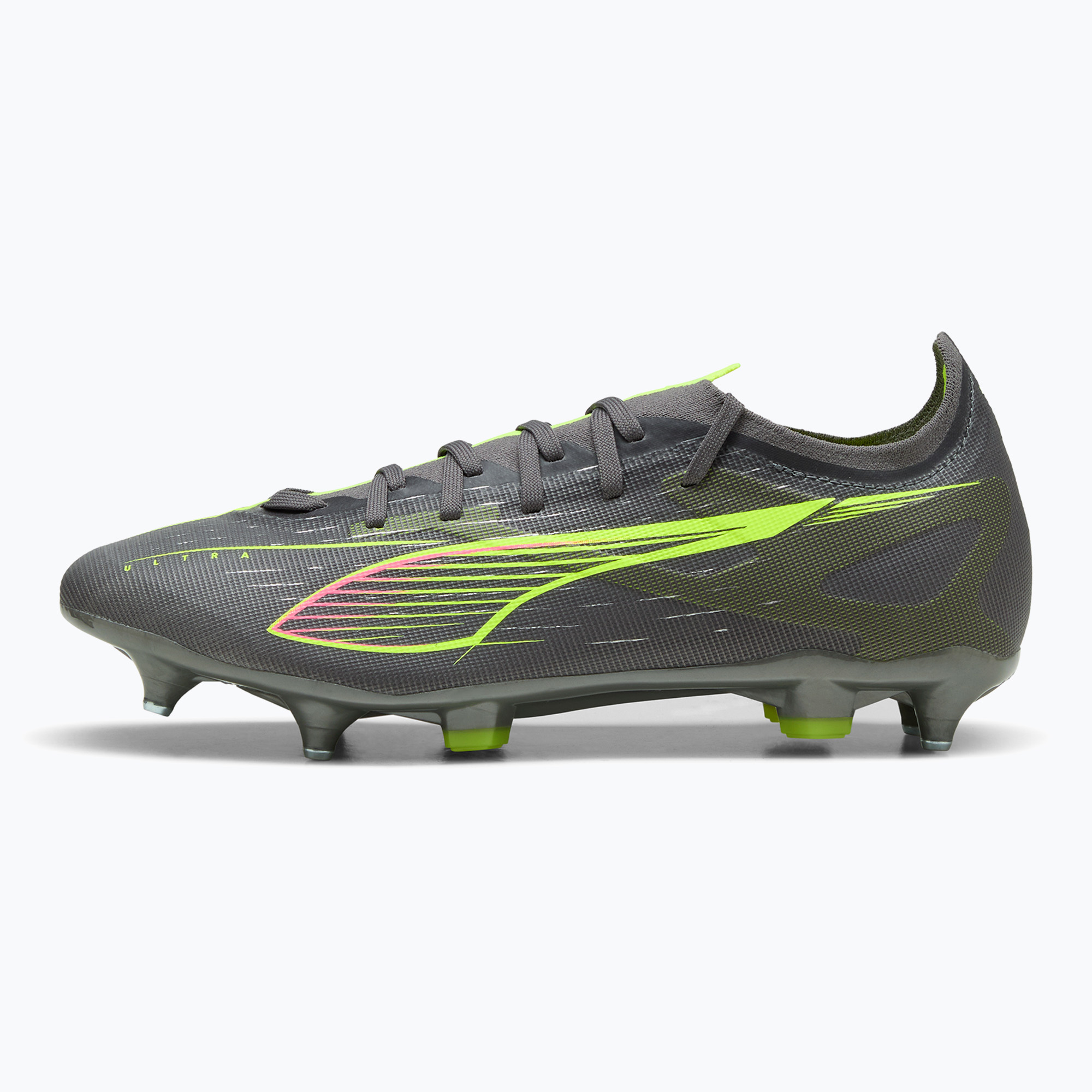 Men's football boots PUMA Ultra 5 Match MxSG matte aged/yellow alert/puma aged silver (43 EU)