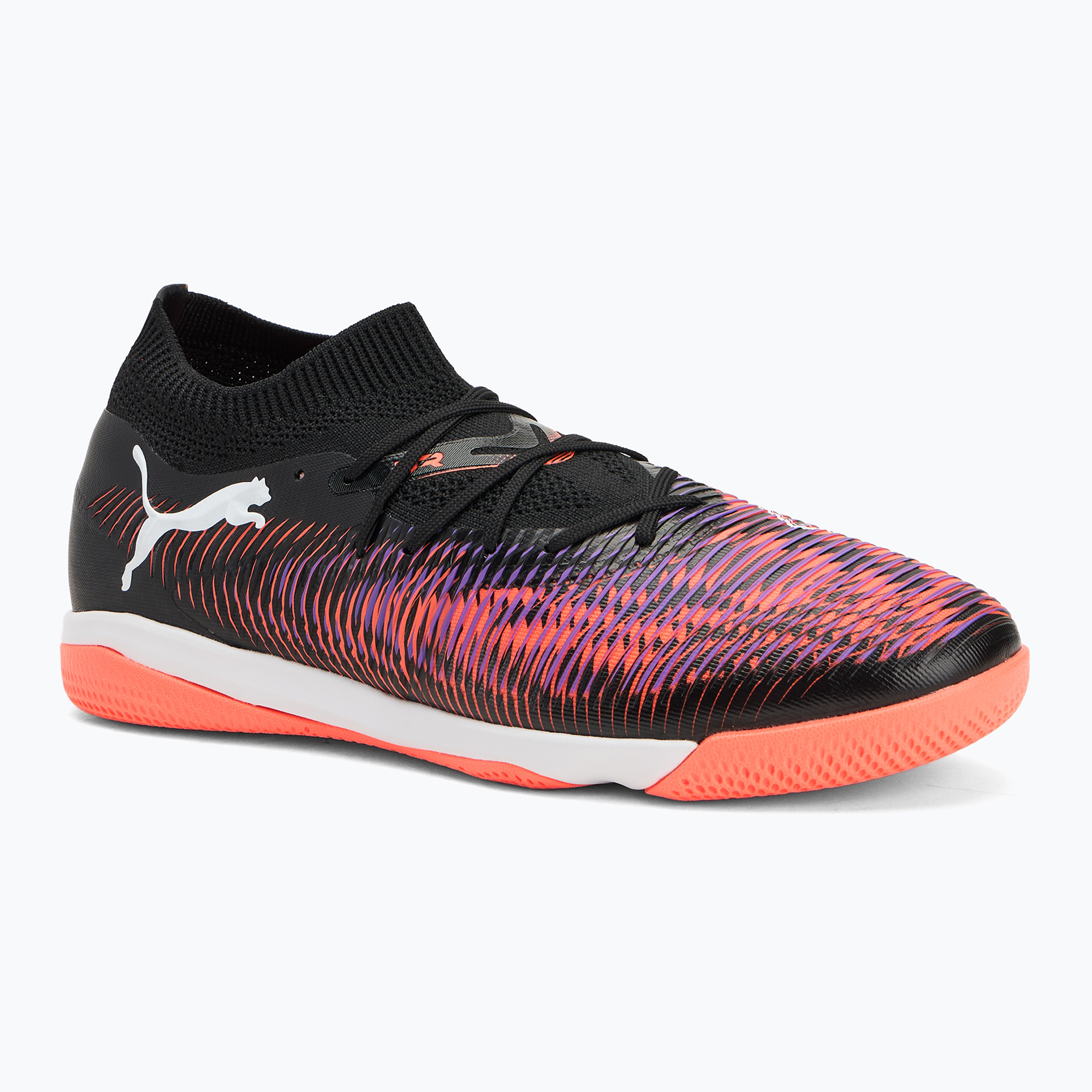 Men's football boots PUMA Future 8 Match It puma black/ puma white/ glowing red (40 EU)