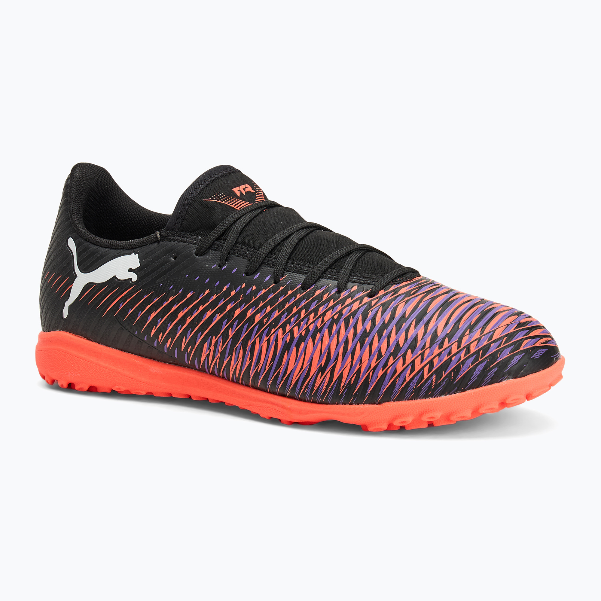 Men's football boots PUMA Future 8 Play TT puma black/ puma white/ glowing red (43 EU)
