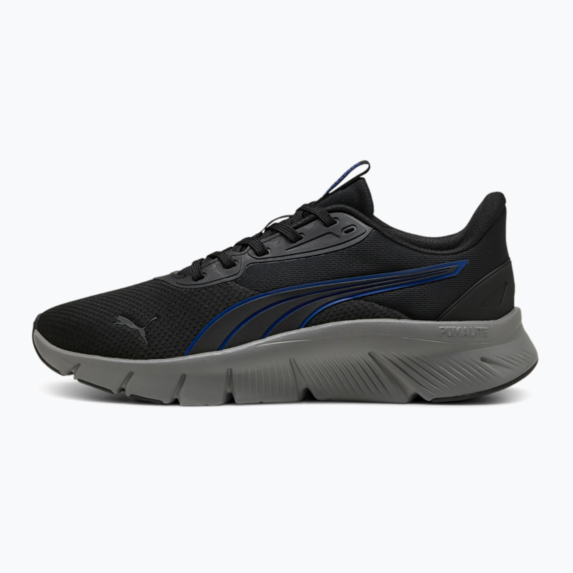 PUMA Flexfocus Lite Modern Woven running shoes puma black/vivid blue (44 EU)