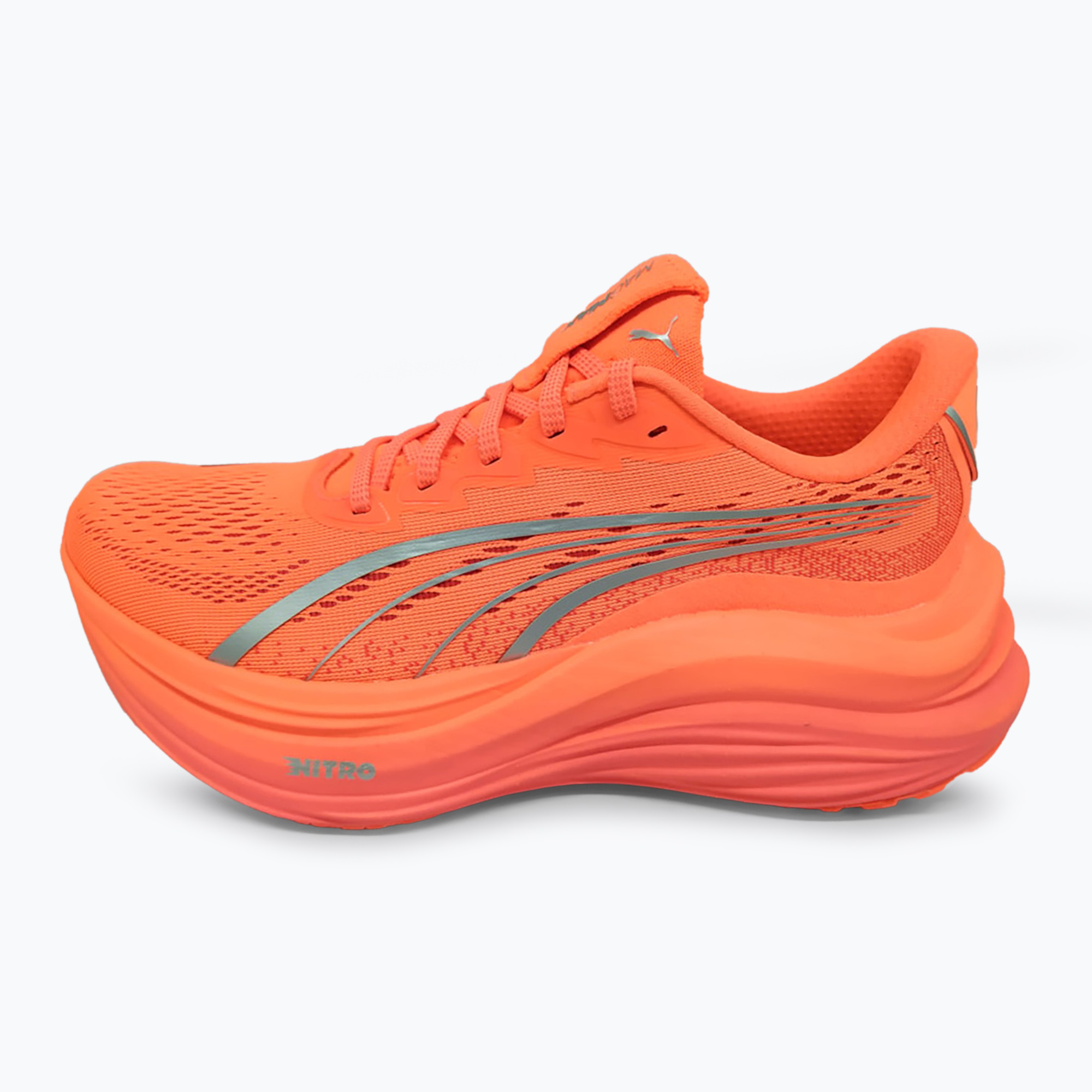 Women's running shoes PUMA MagMax Nitro glowing red/puma silver (40 EU)