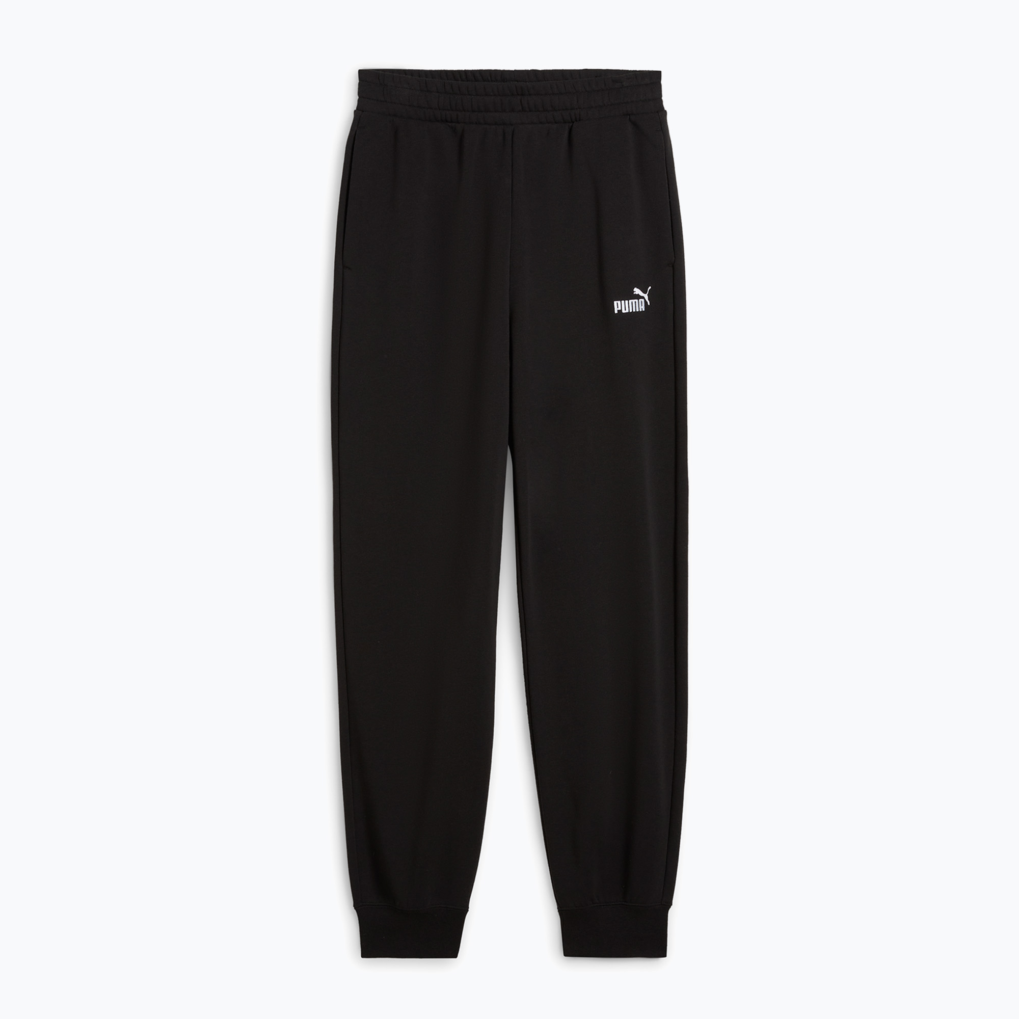Women's trousers PUMA ESS Small No. 1 Logo Comfort High-Waist puma black