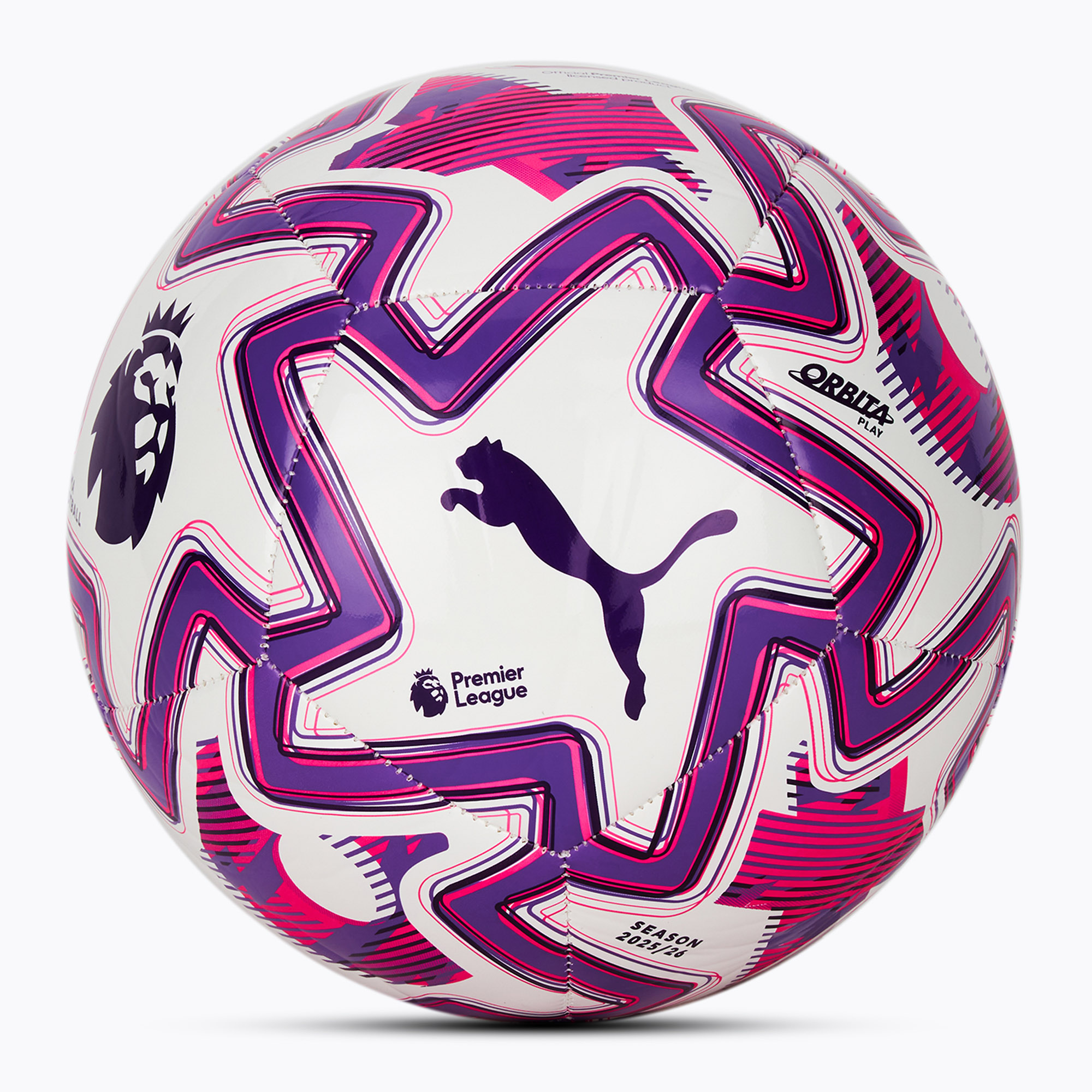 PUMA Orbita Play PL Brilliance football puma white/multicolor size 4