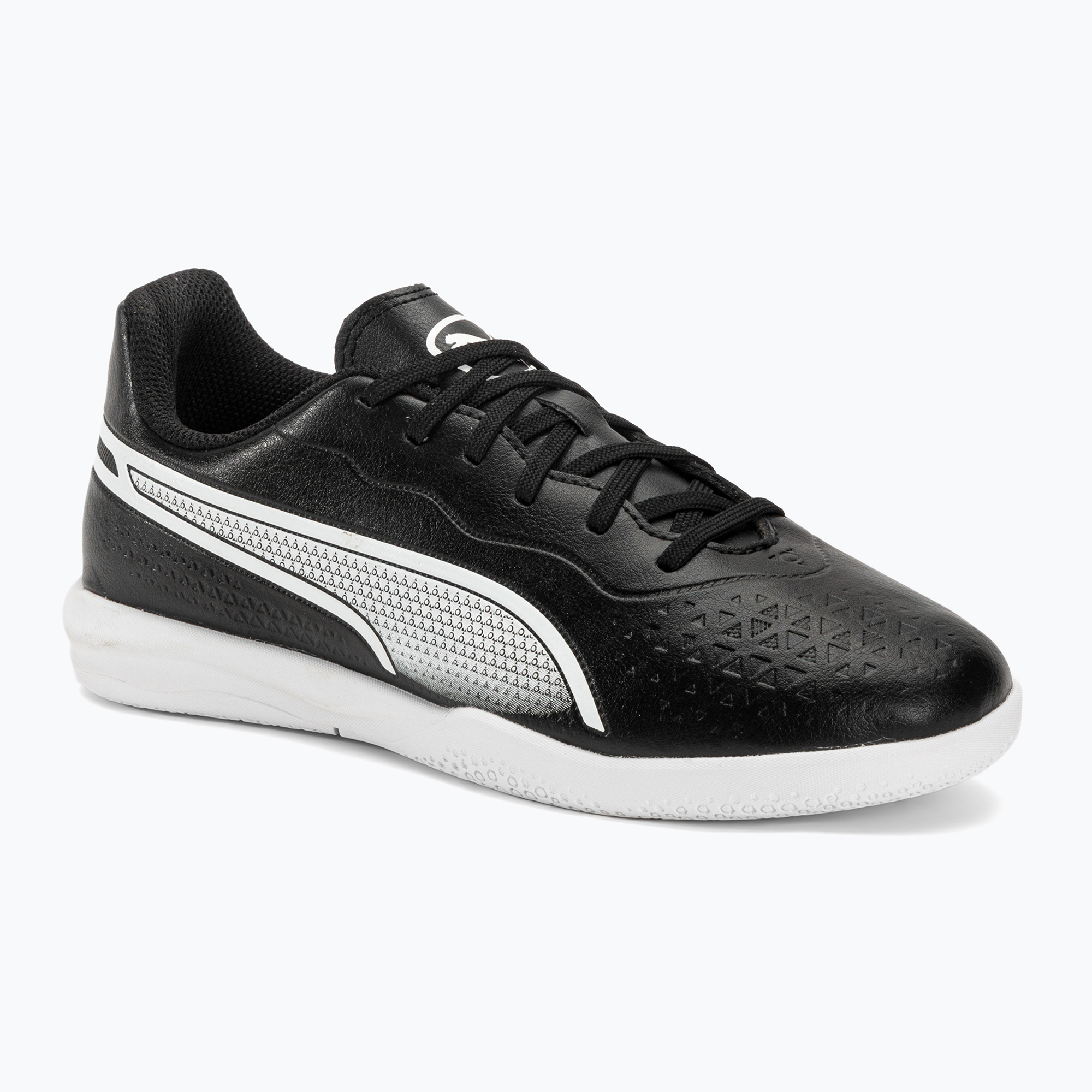 PUMA King Match IT Jr children's football boots puma black/puma white (37.5 EU)
