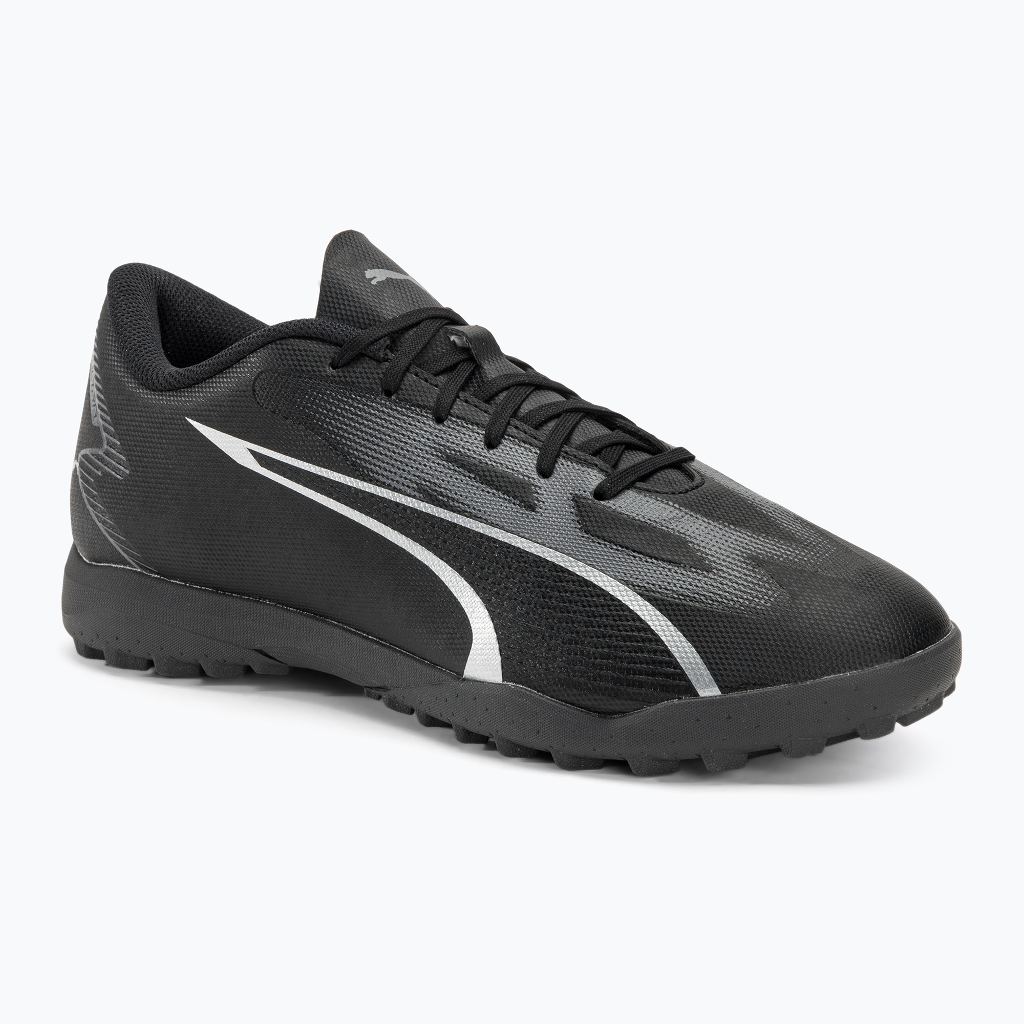 Men's football boots PUMA Ultra Play FG/AG puma black/asphalt (45 EU)
