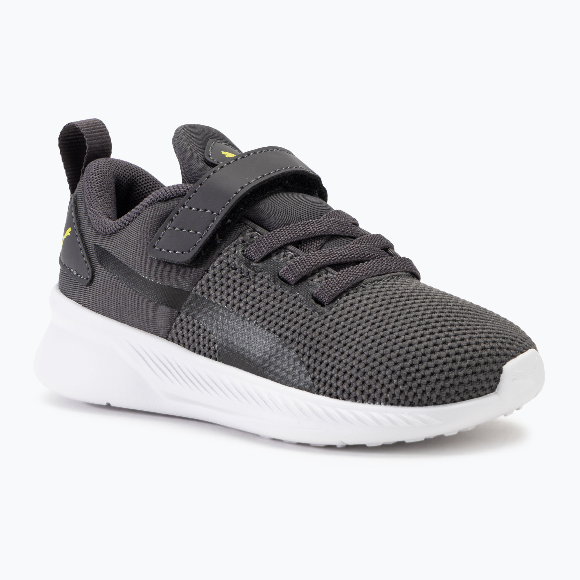 PUMA Flyer Runner V Inf dark coal/puma/black/lime smash children's shoes (22 EU)