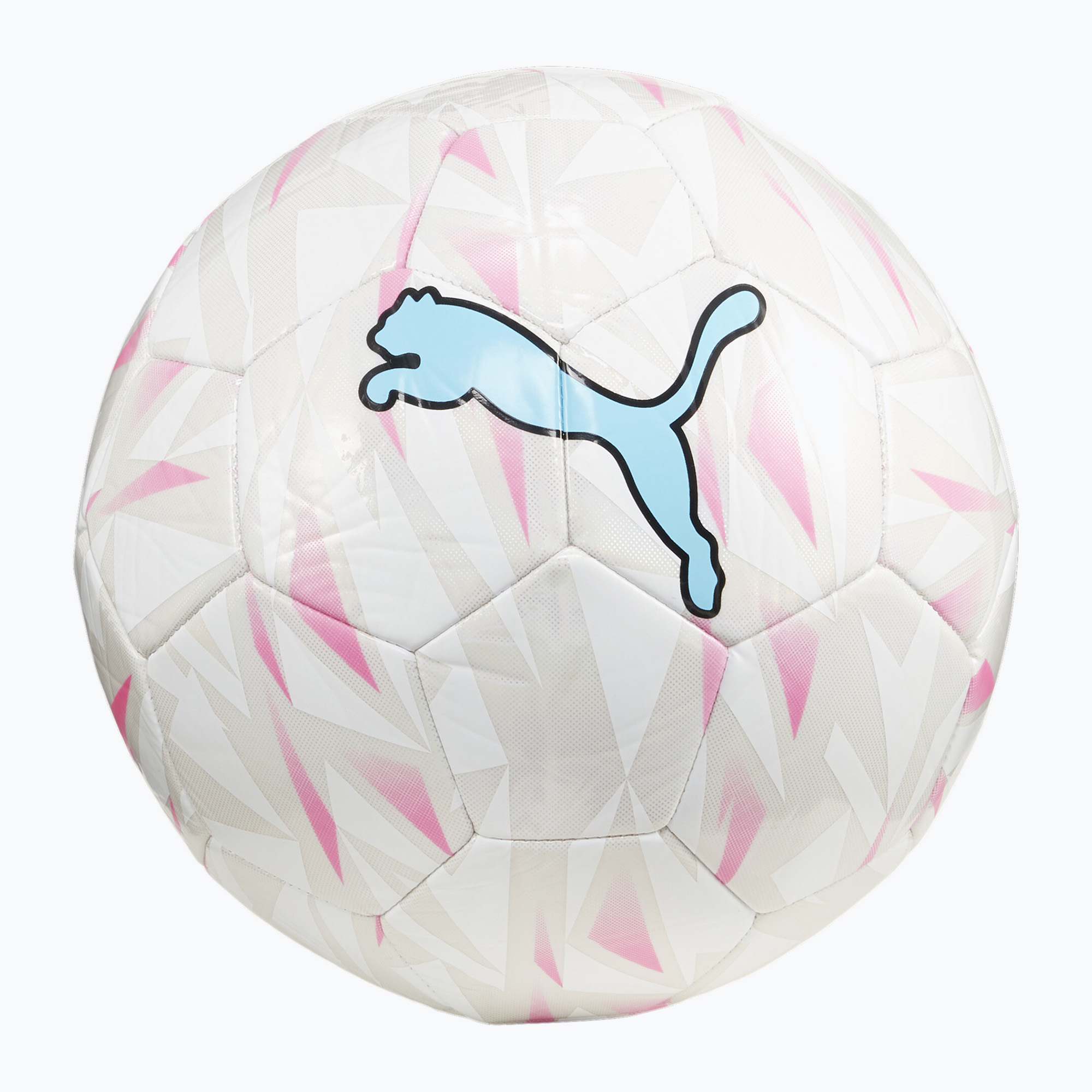 PUMA Final Graphic football puma white/puma silver/poison pink/bright aqua size 4 (4)