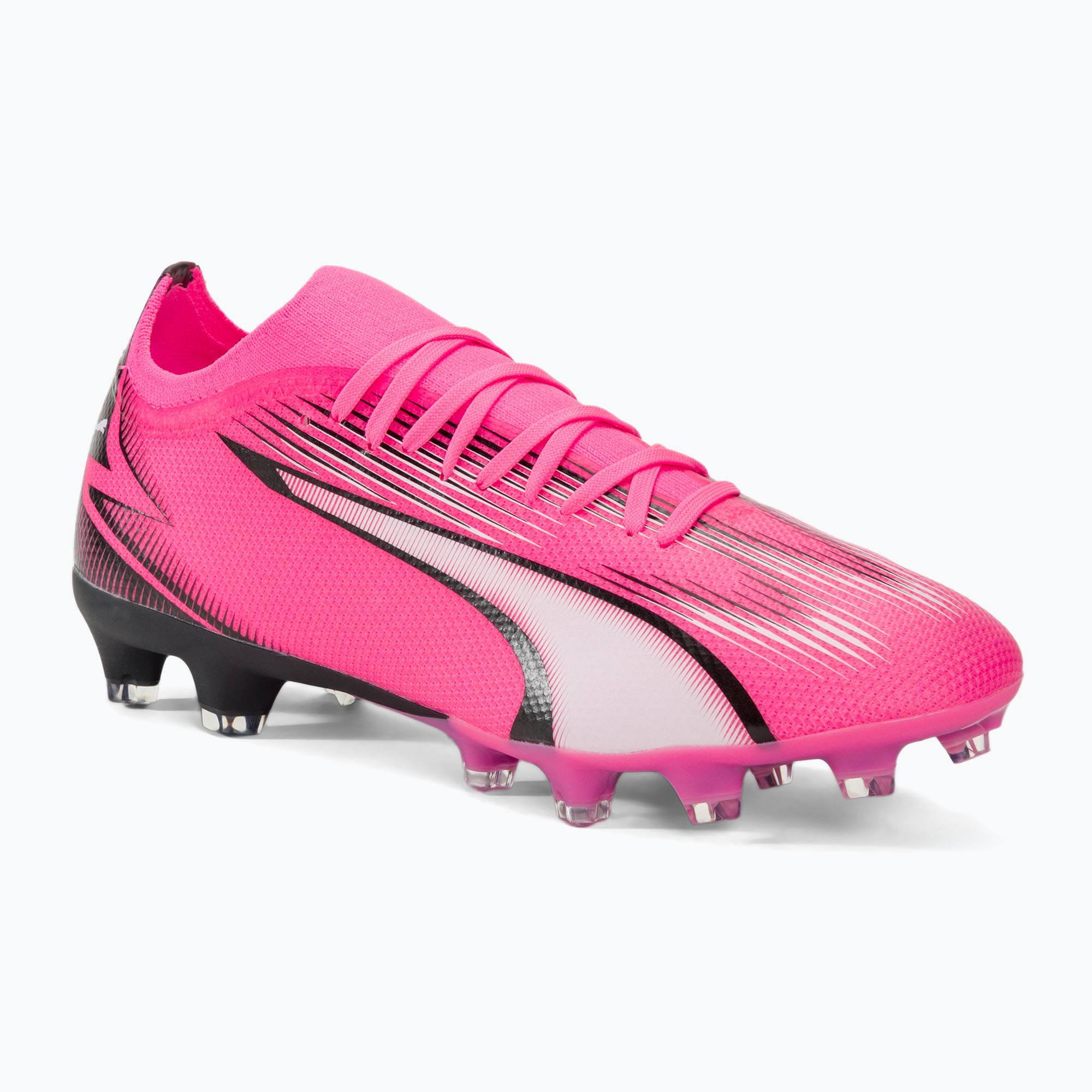 PUMA Ultra Match FG/AG football boots poison pink/puma white/puma black (46.5 EU)