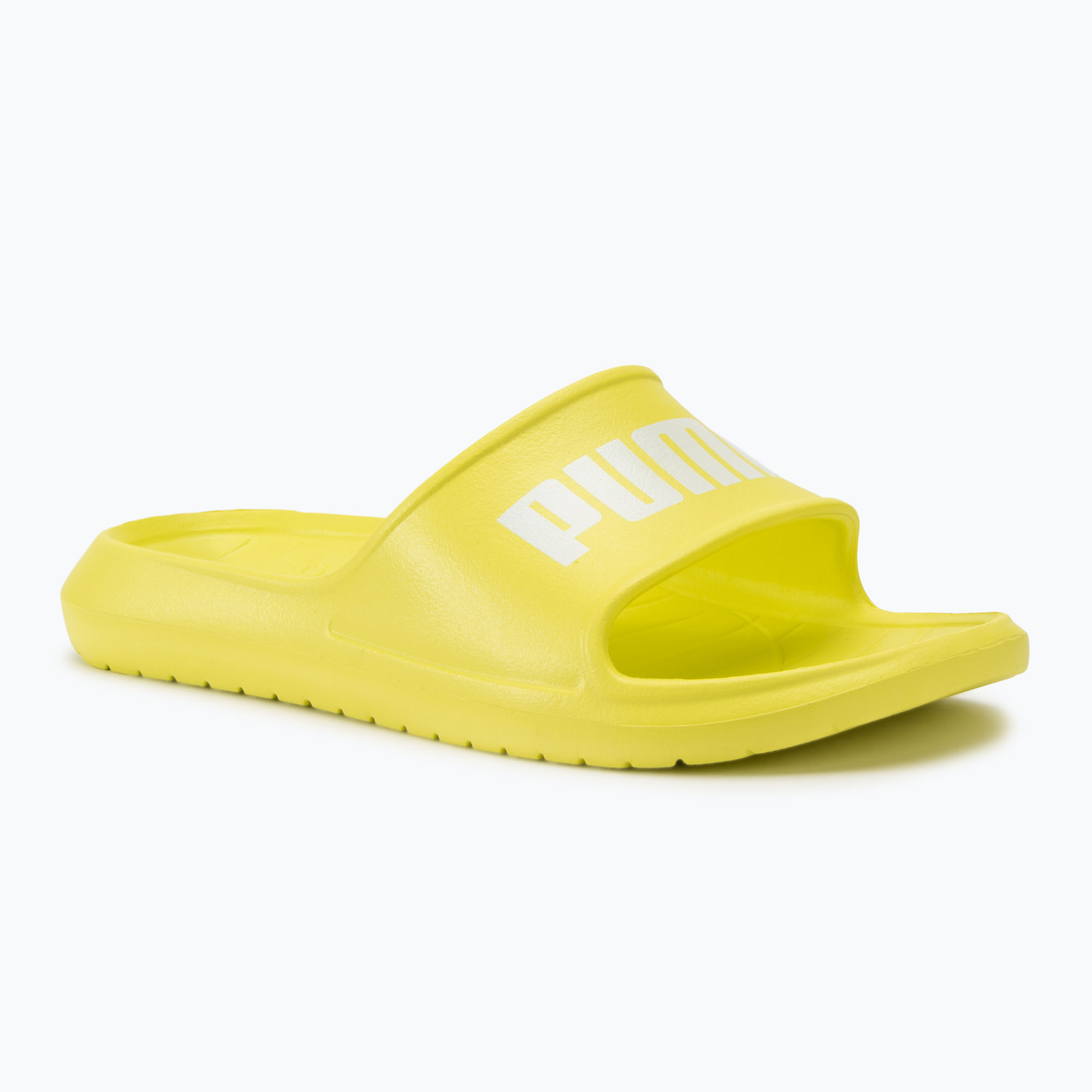 PUMA Divecat v2 Lite lime sheen/puma white slides (35.5 EU)