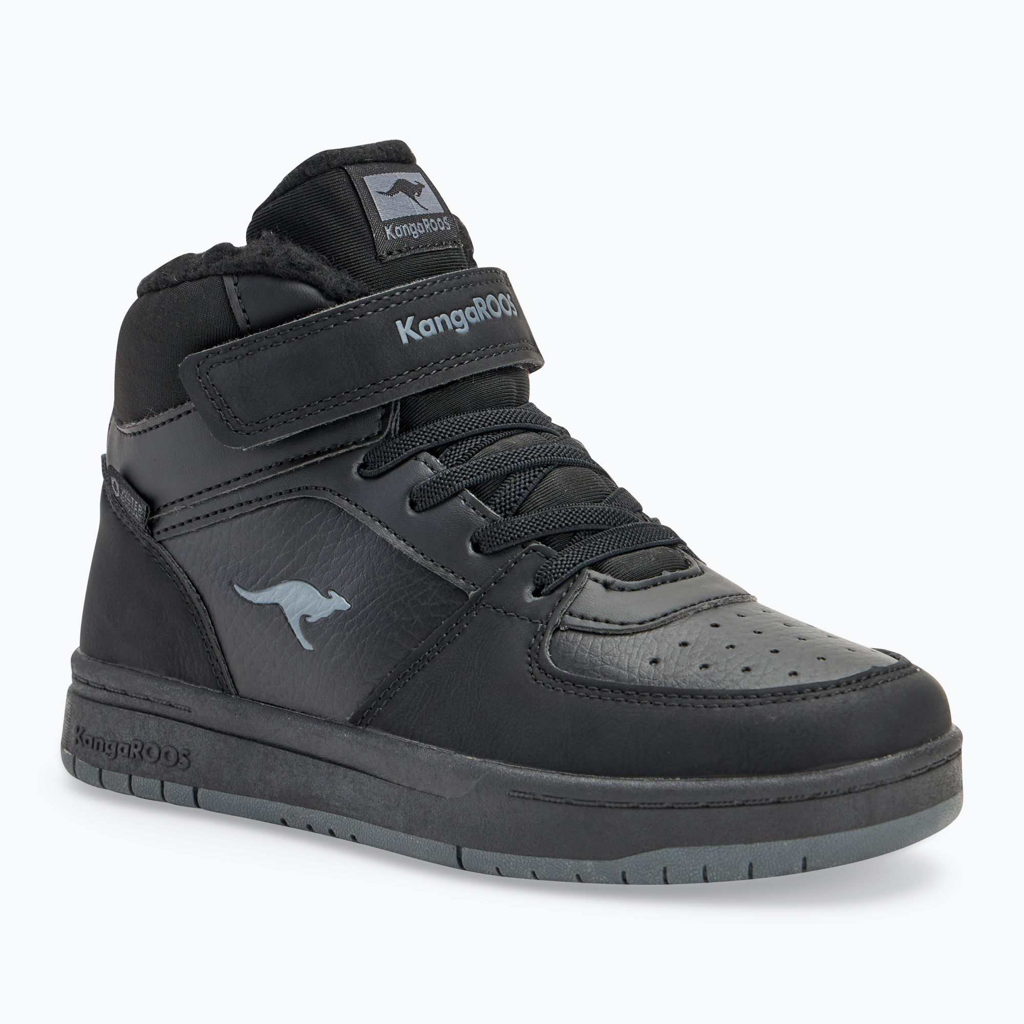 KangaROOS K-CP Bound Mid EV jet black / steel grey children's shoes (28 EU)