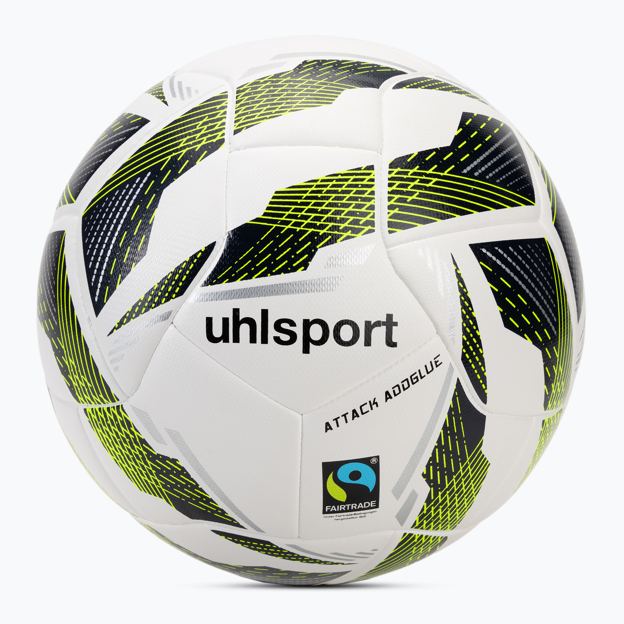 Football uhlsport Match Addglue white/navy fluo yellow size 4 (4)