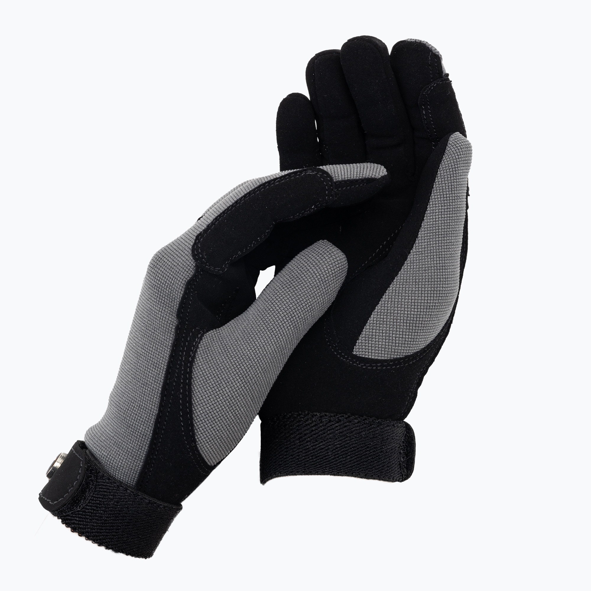 Hauke Schmidt Jolly grey riding gloves 0111-316-29 (L)