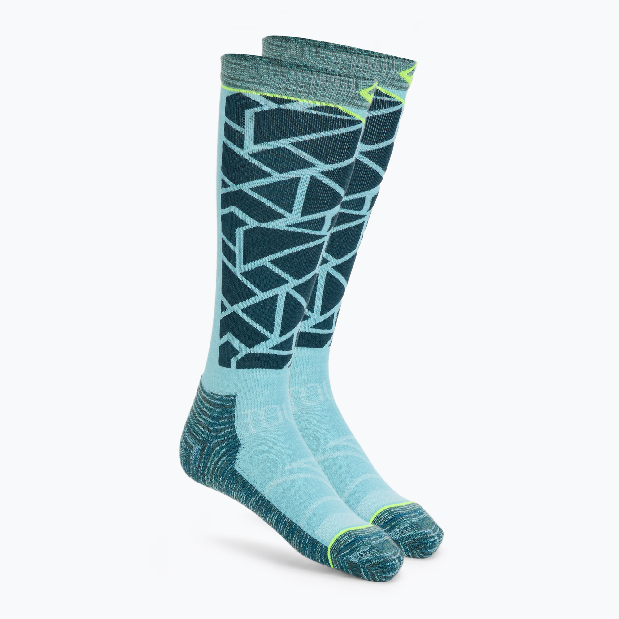 Women's skydiving socks ORTOVOX Ski Tour Comp Long dark pacific (39-41 EU)
