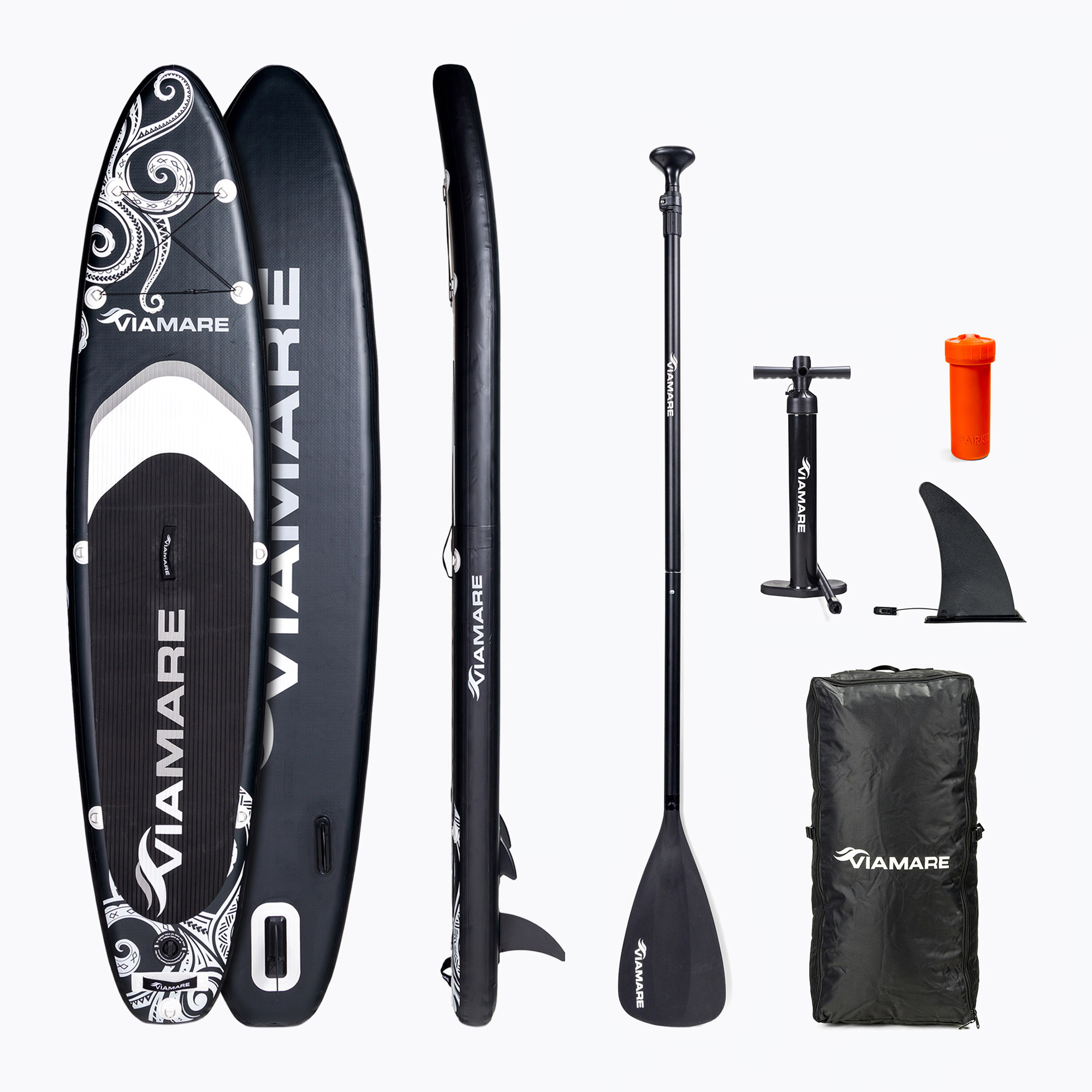 SUP board Viamare S 3.30m black 1123059 (330 CM)