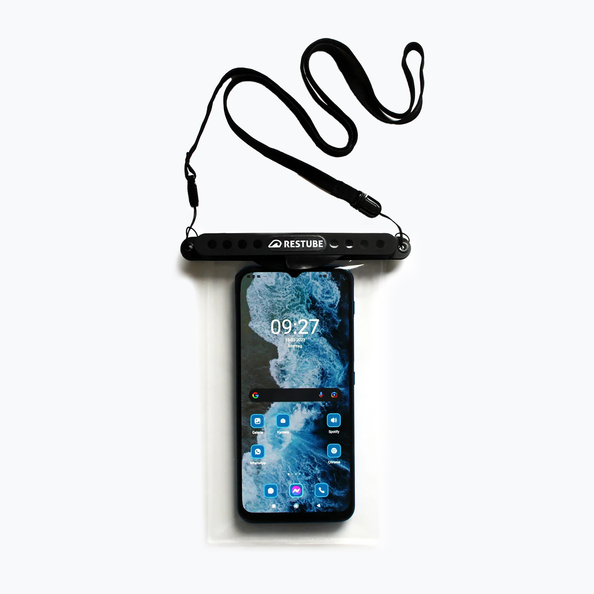 Restube waterproof case (20.5 x 15 x 1 cm)
