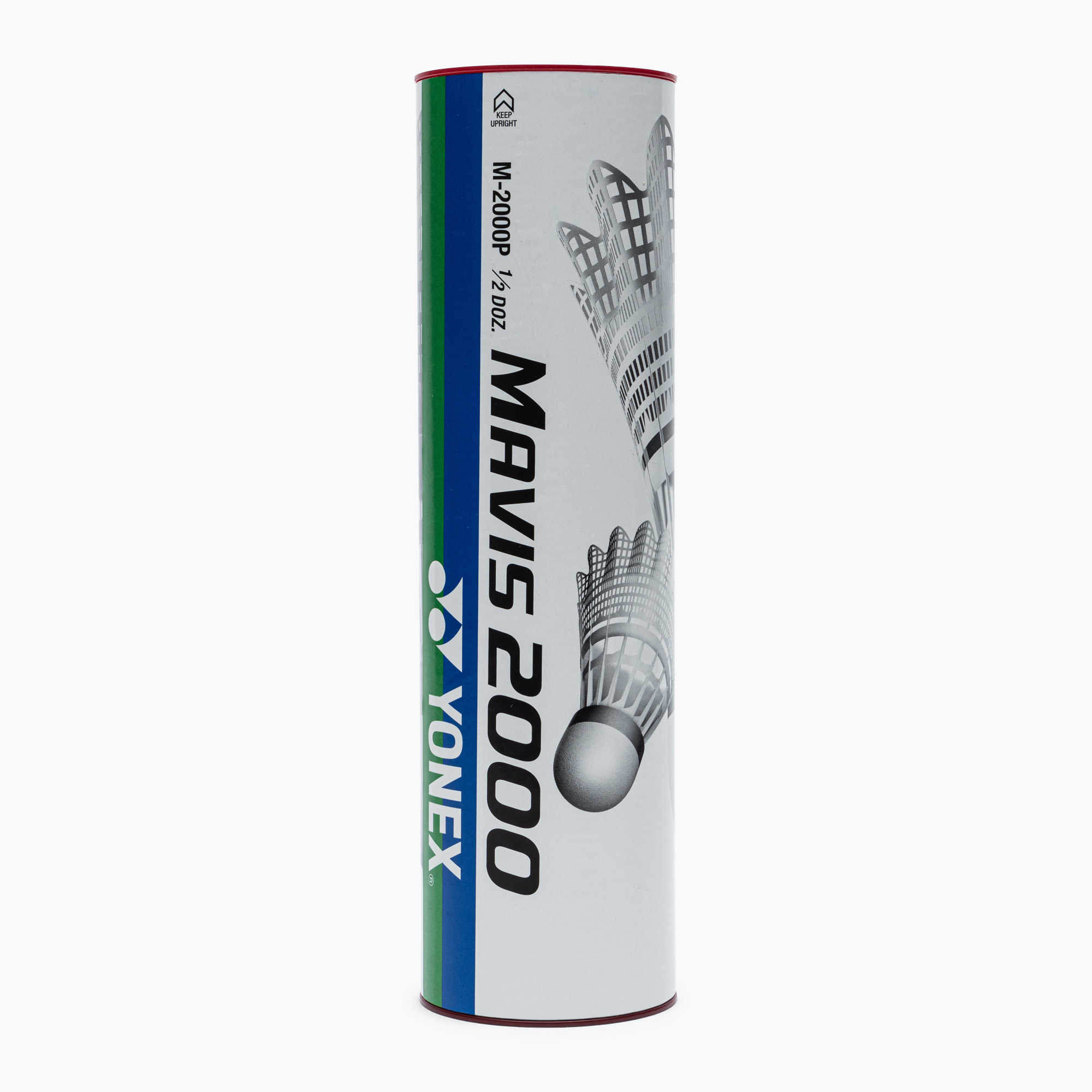YONEX badminton shuttlecocks Mavis 2000 fast 6 pcs white. (Fast)