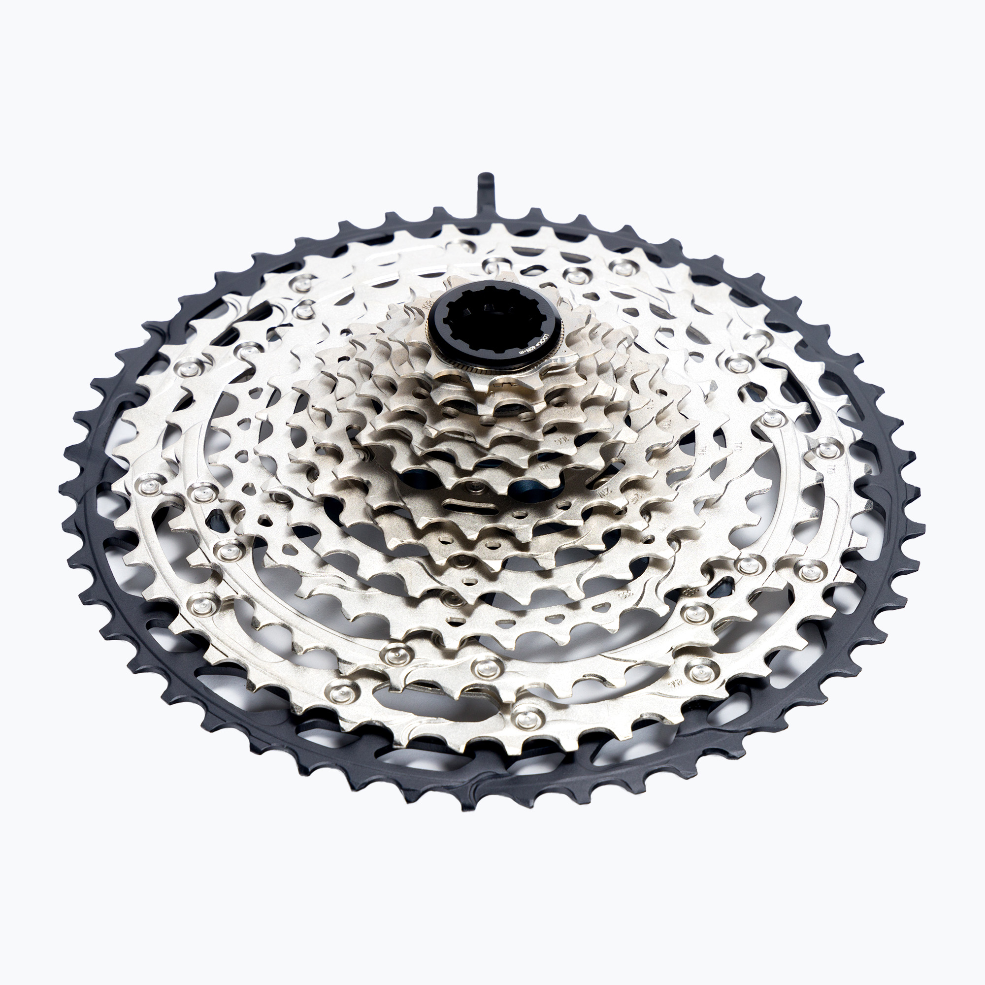Shimano CS-M7100 12-row 10-51 silver bicycle cassette ICMS7100051