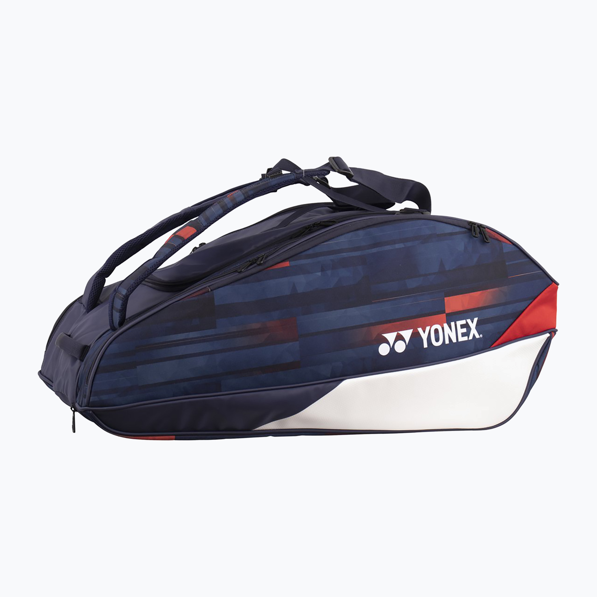 Tennis bag YONEX Pro Raquet Bag Limited 9Pcs white/ navy/ red (78 x 36 x 36 cm)