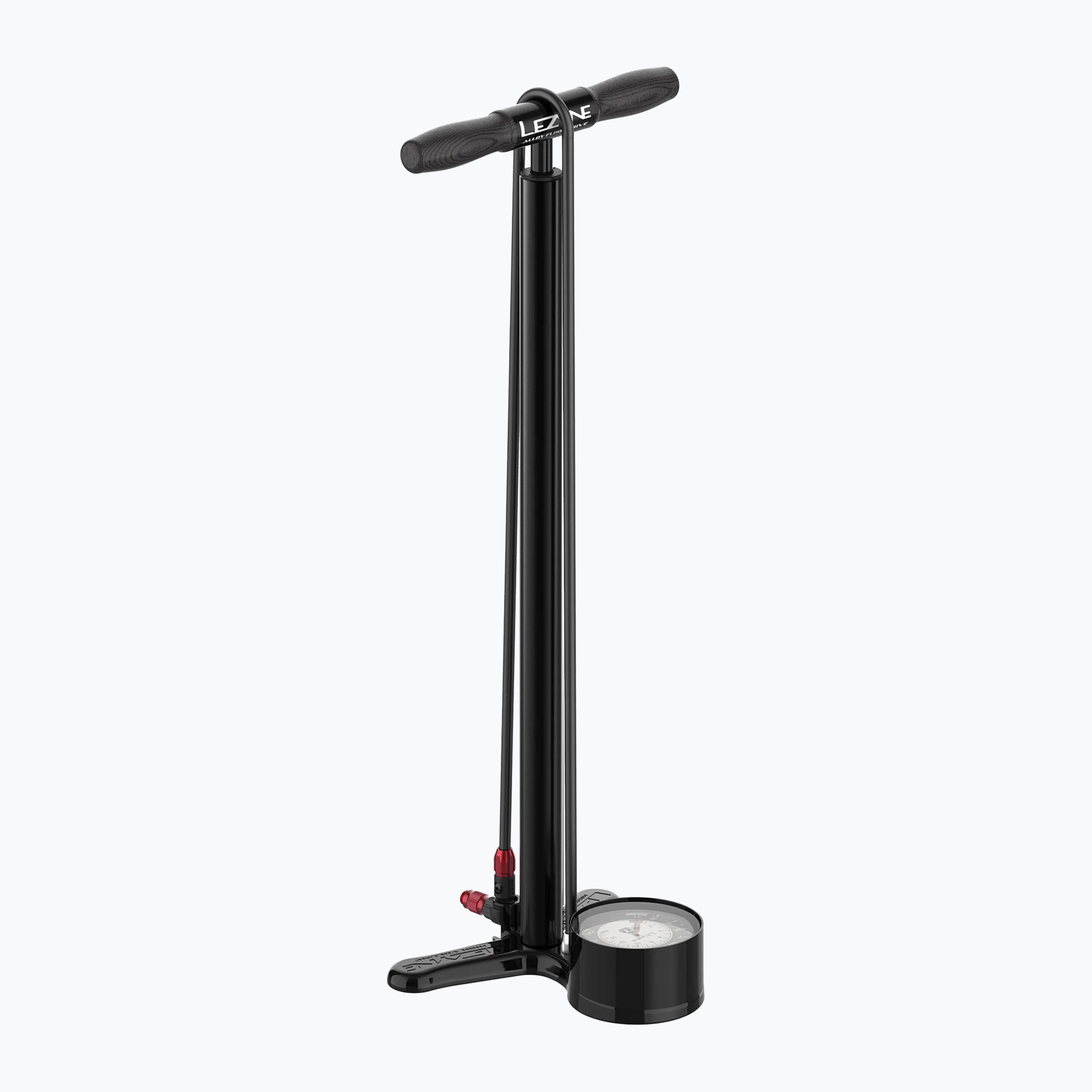 Lezyne Alloy Floor Drive 3.5 bicycle pump 220psi satin black (653 mm)