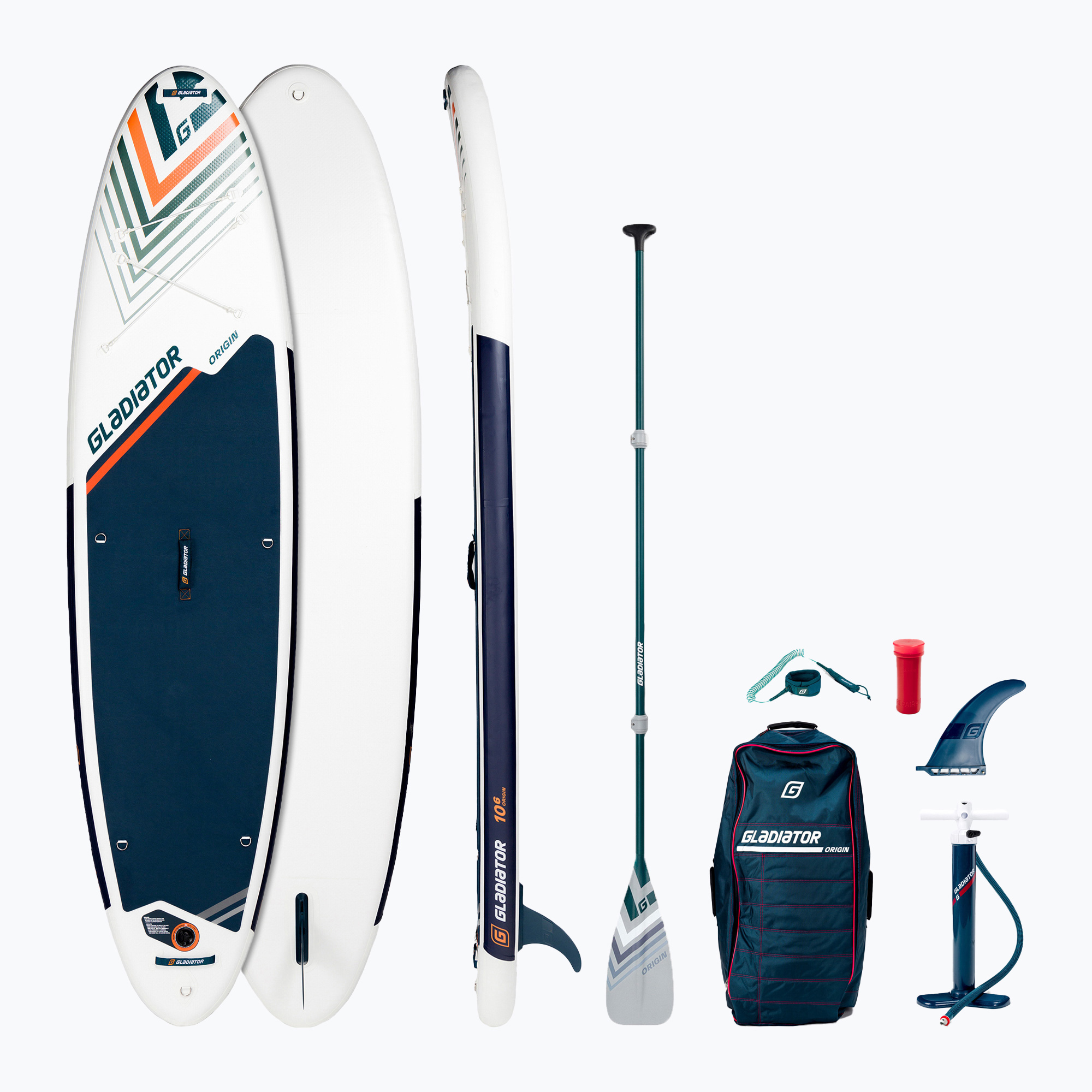 Gladiator Origin Combo 10'6'' SUP board white (323 cm)