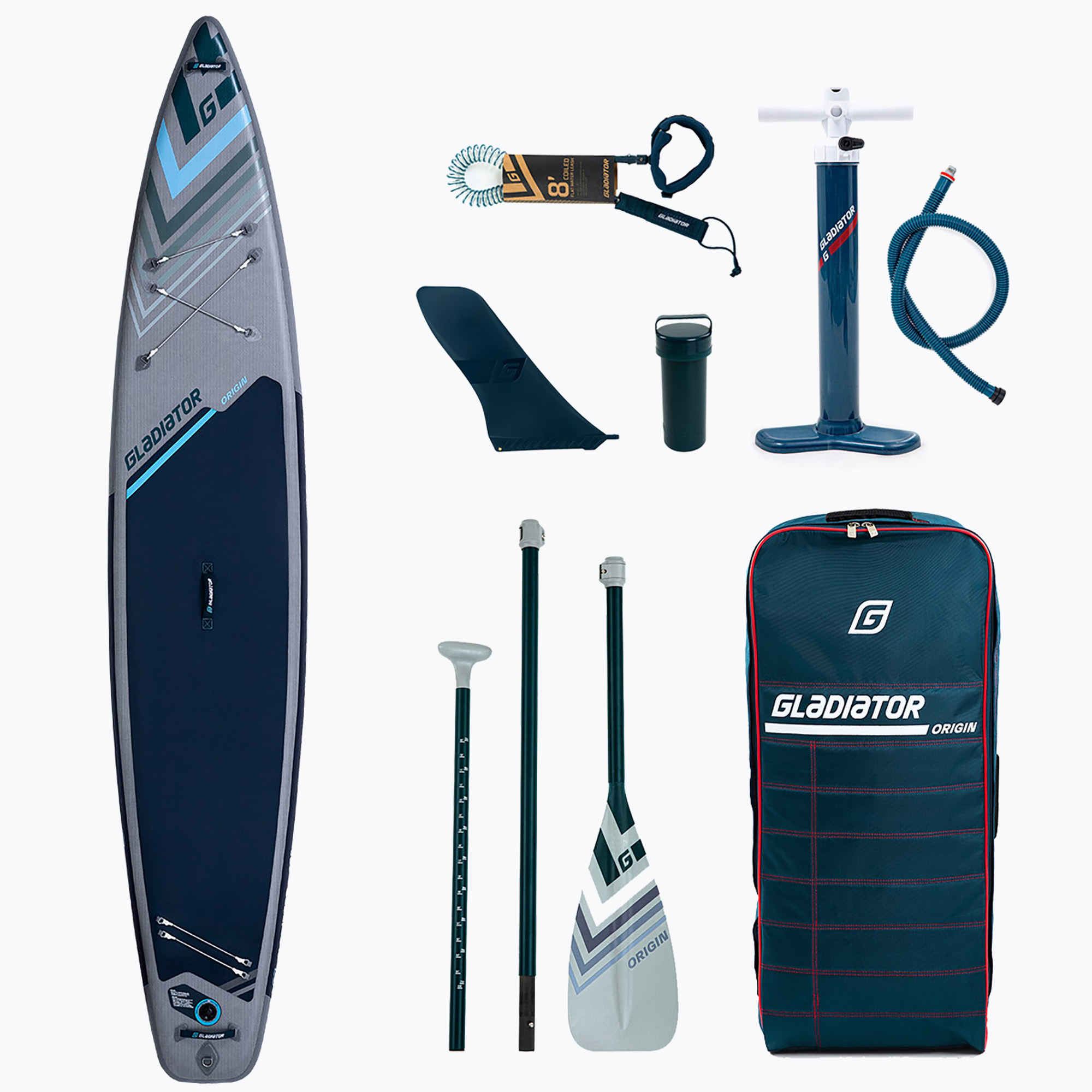 Gladiator Origin Light Touring SUP board 12'6'' navy blue