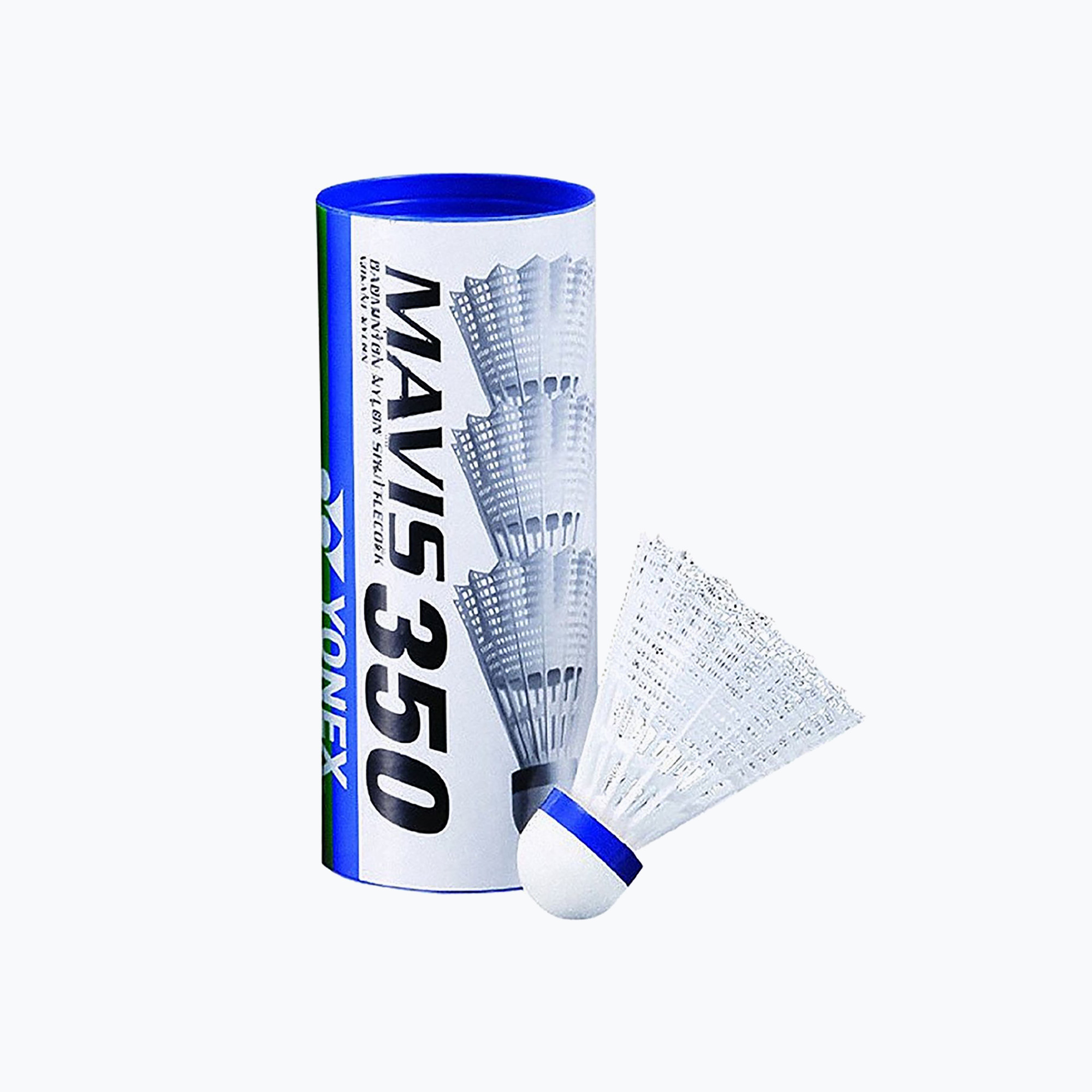 YONEX Mavis 350 W badminton shuttlecocks 3 pcs white. (Slow)