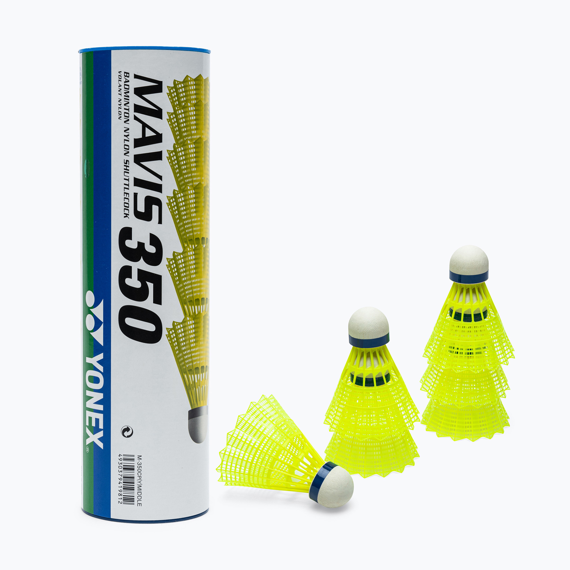 YONEX Mavis 350 Y yellow badminton shuttlecocks M350YS (Fast)