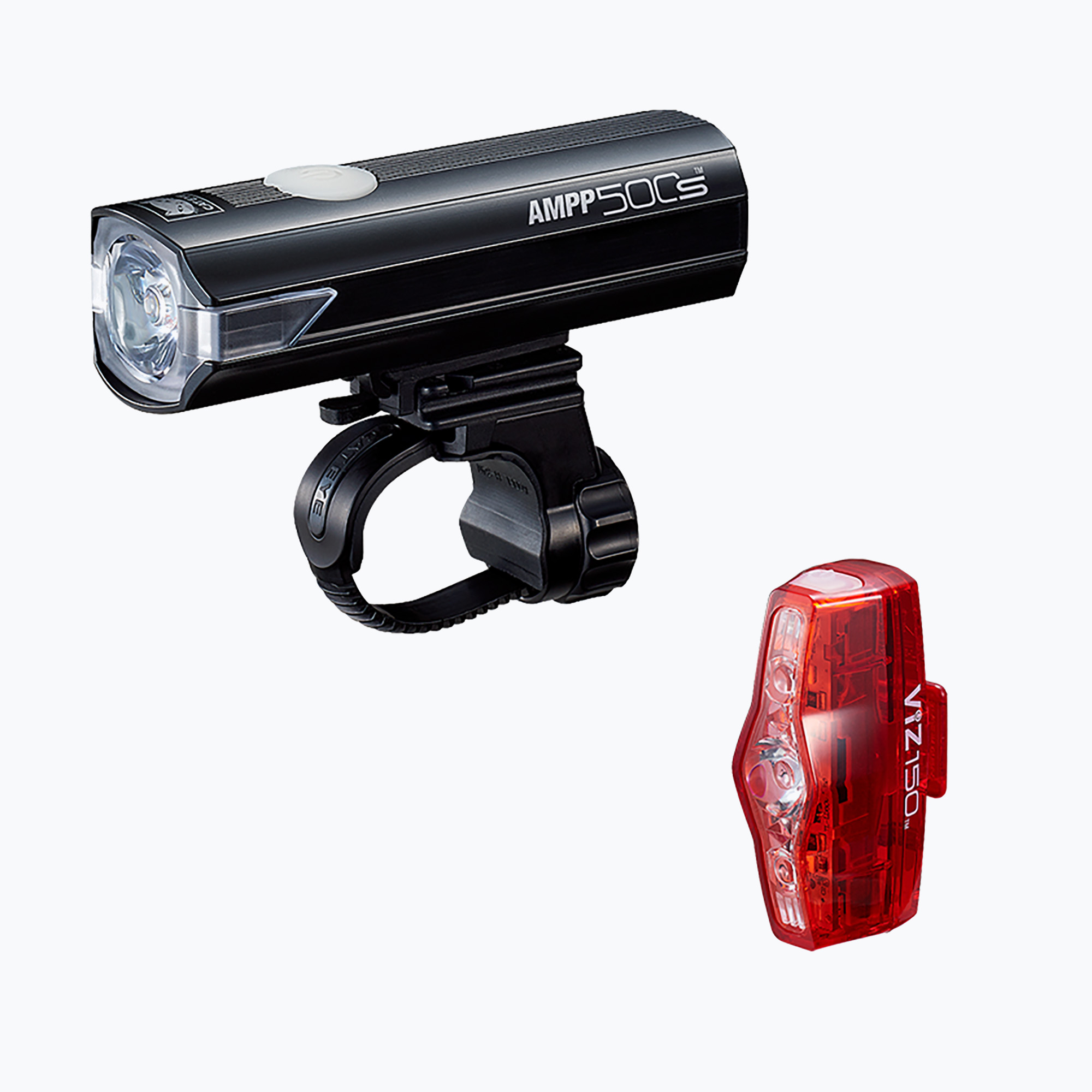 CatEye AMPP 500S HL-EL085SRC / TL-LD800 VIZ150 bicycle light set