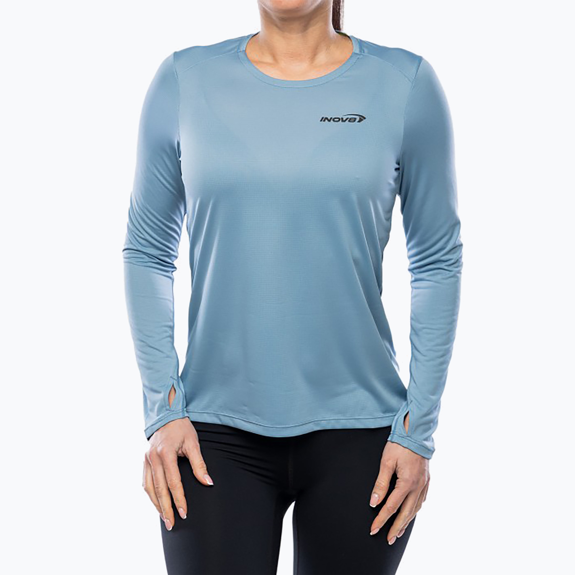 Women's Inov-8 Performance blue grey/slate running longsleeve (XXS)