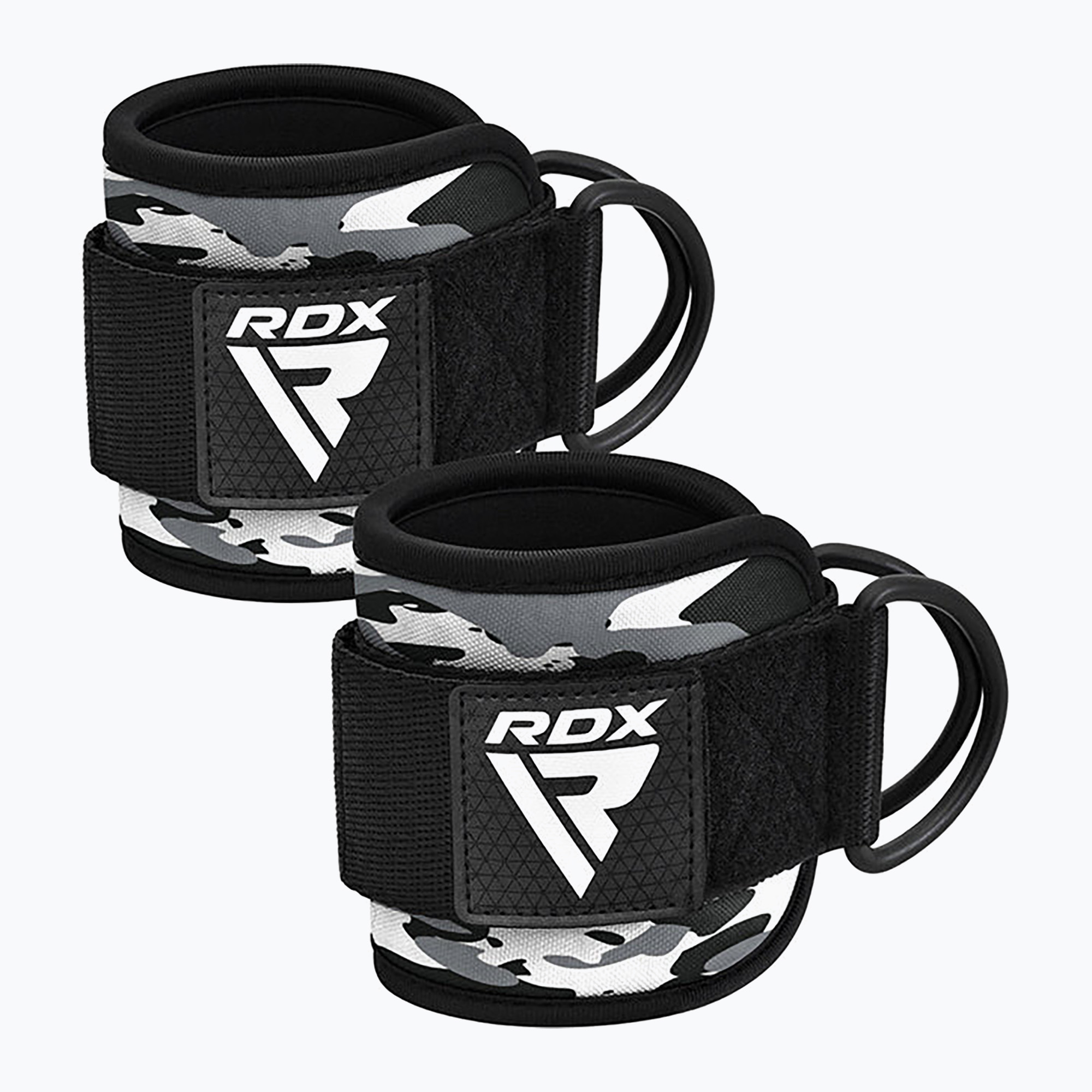 RDX A4 Ankle Hook Straps For Gym Cable Machine grey
