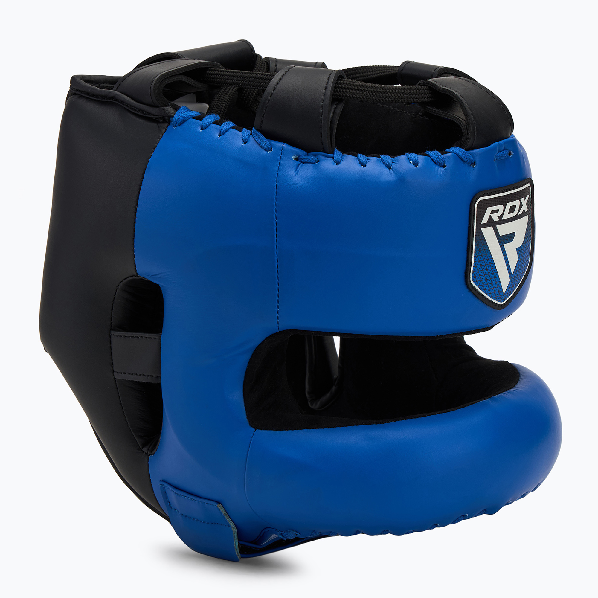 RDX Apex Boxing Helmet Head Gear With Nose Protection Bar blue (M)