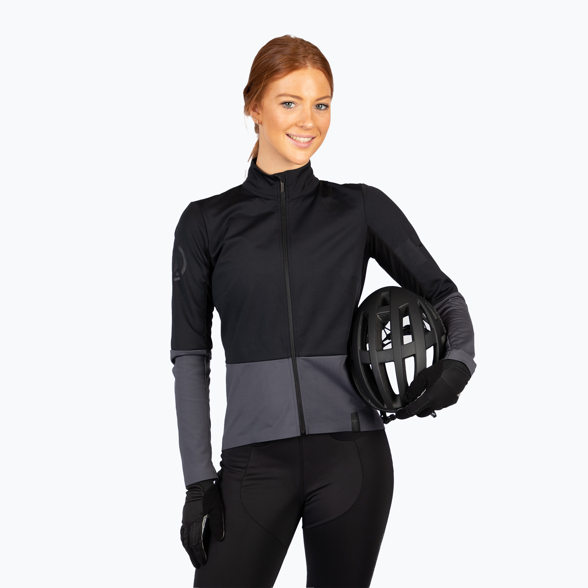 Women's cycling longsleeve Endura FS260 Jetstream black (S)