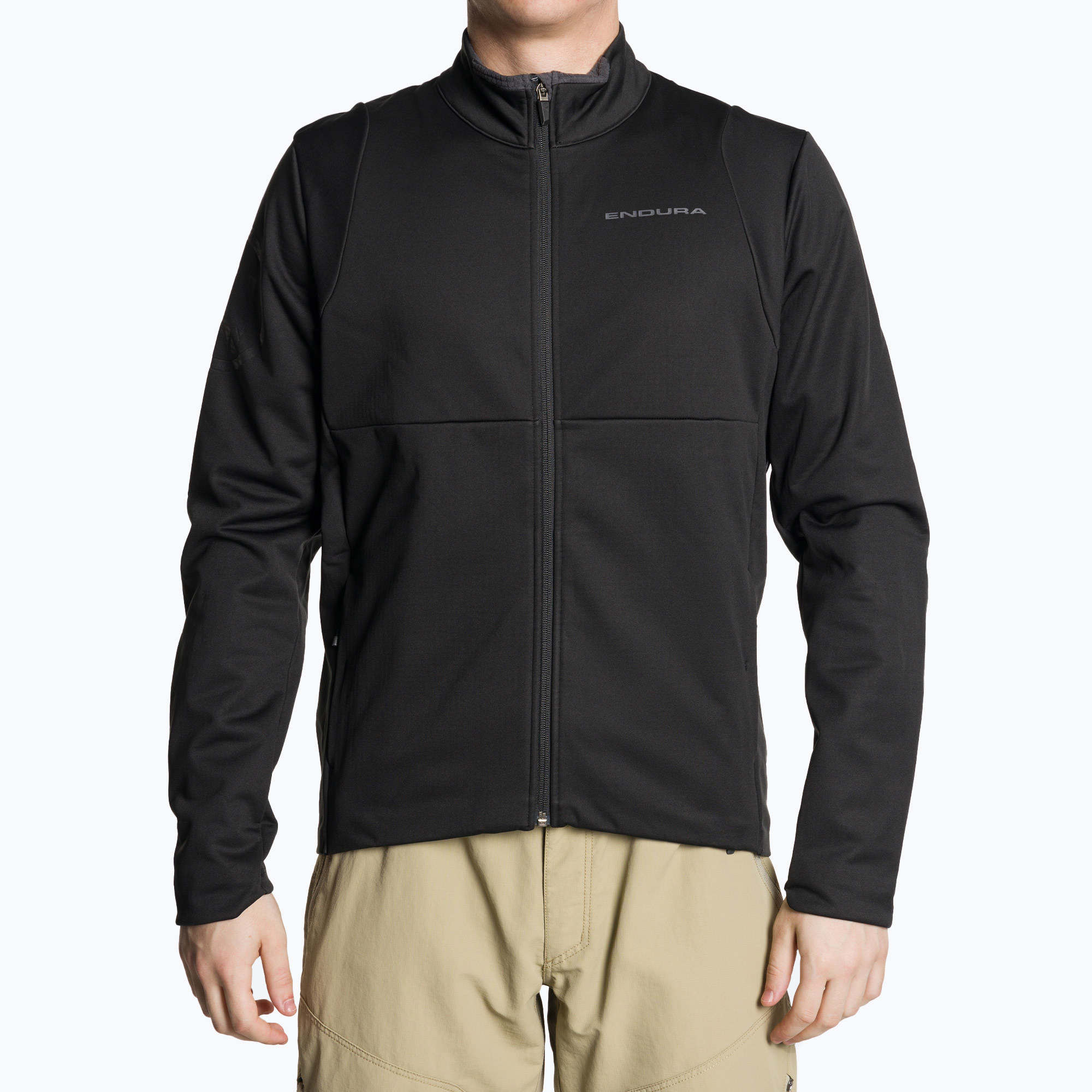 Men's Endura Singletrack Softshell cycling jacket black (XL)