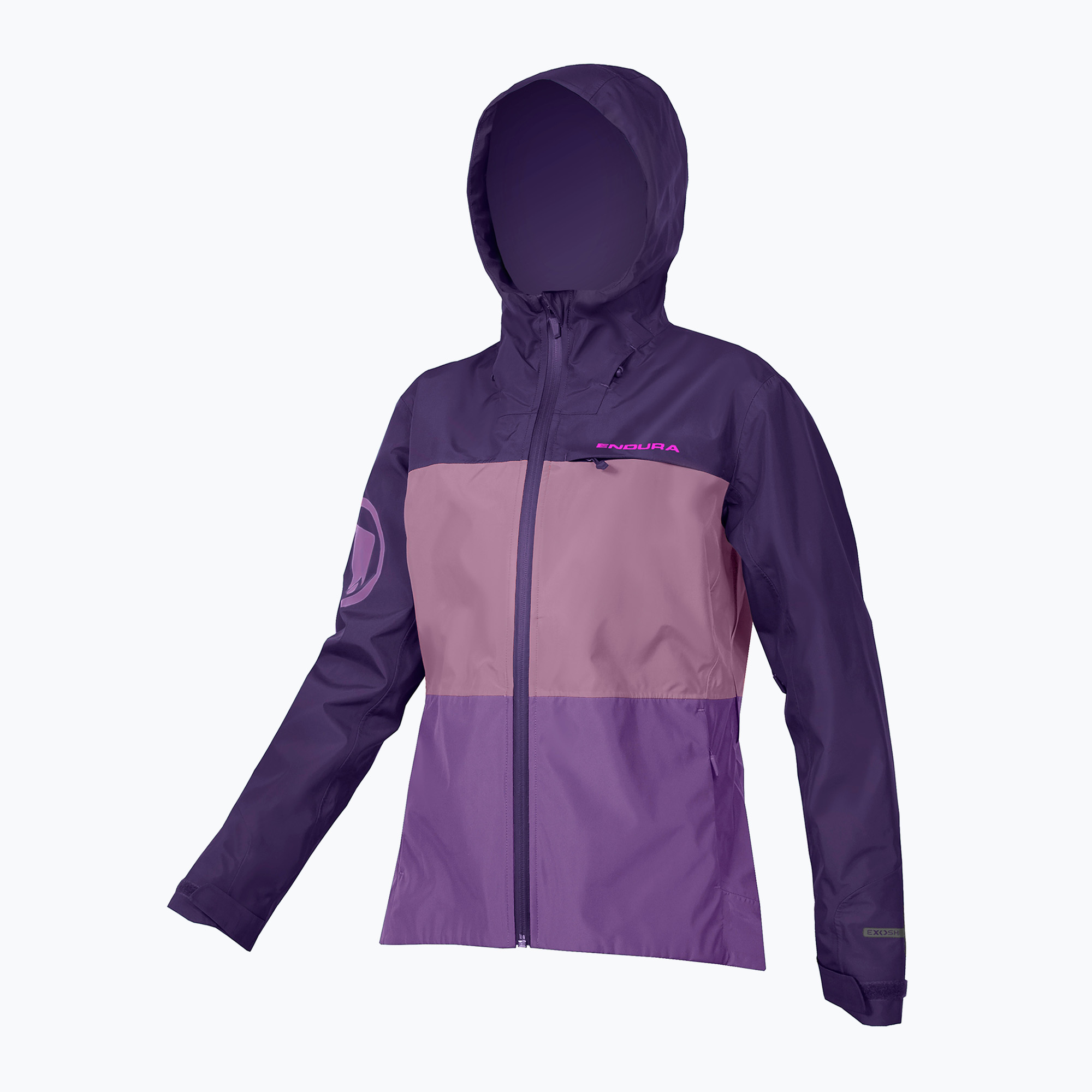 Women's cycling jacket Endura Singletrack II Waterproof bramble (XS)