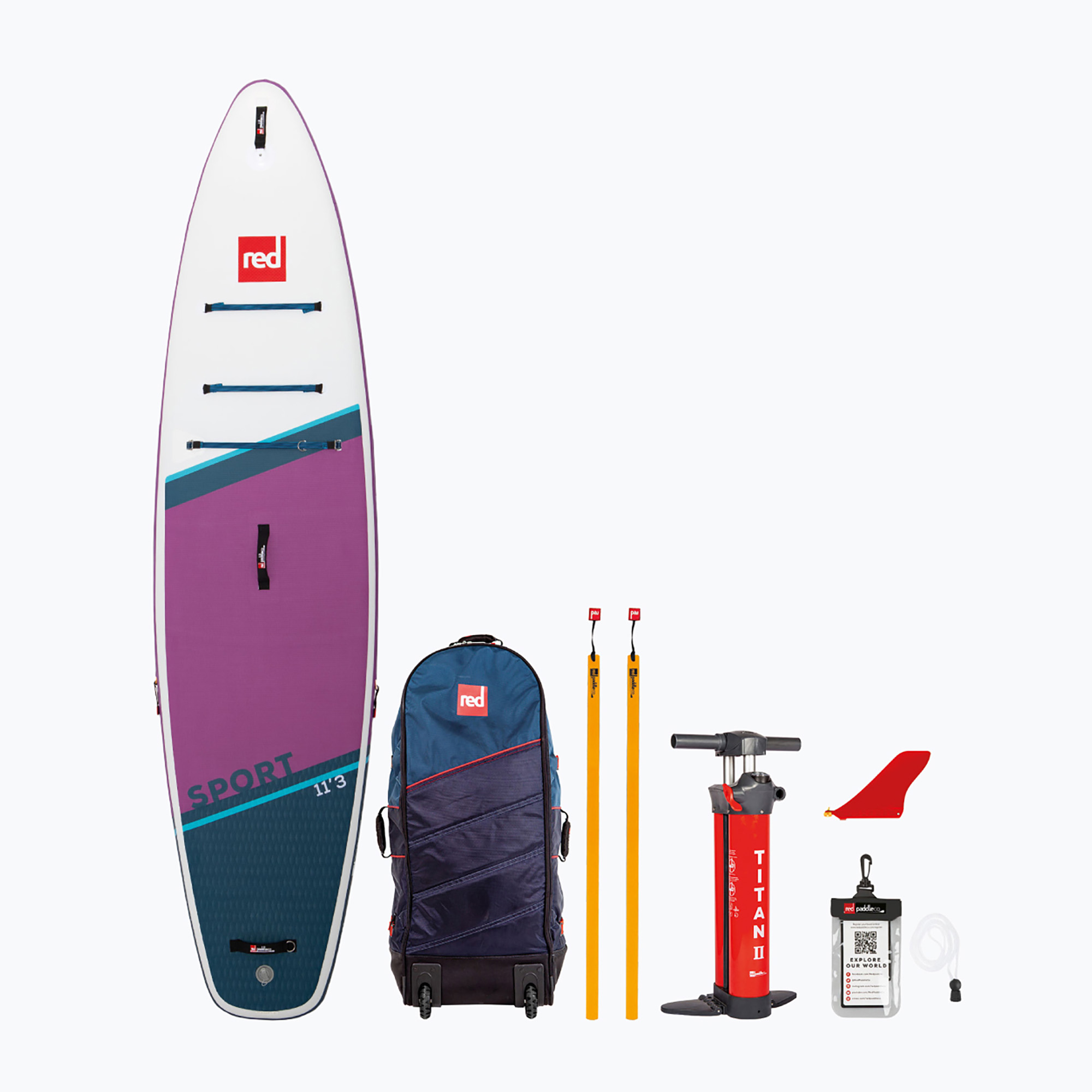 SUP board Red Paddle Co Sport 2024 11'3" purple (342 cm)
