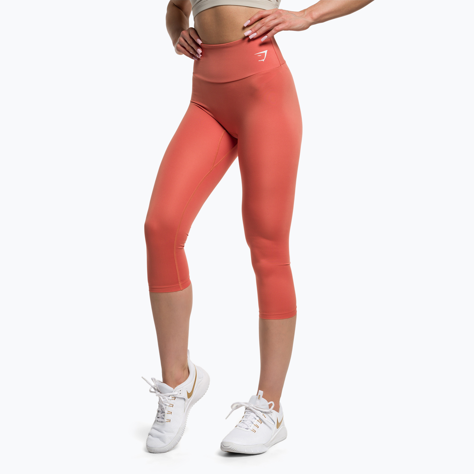 Women's Gymshark Training leggings 7/8 earth orange (M)