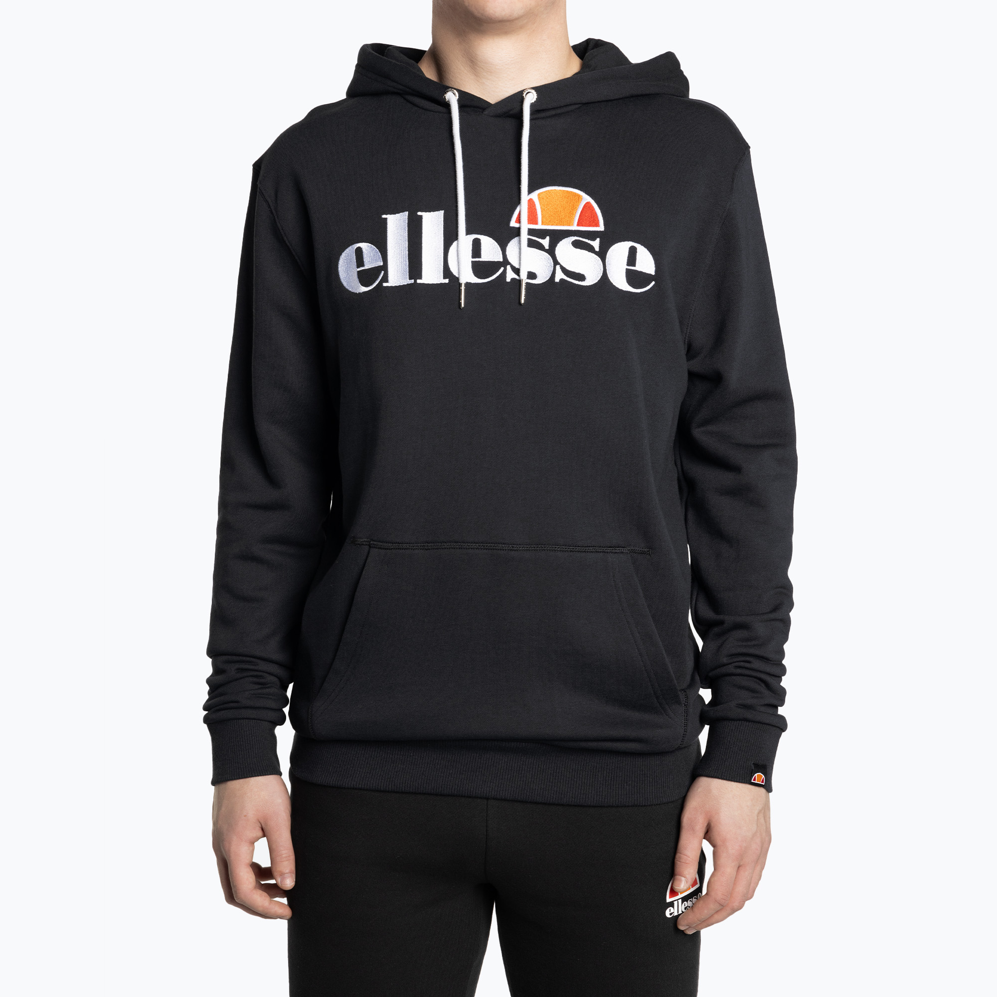 Men's training sweatshirt Ellesse Ferrer Oh Hoody black (36/38)