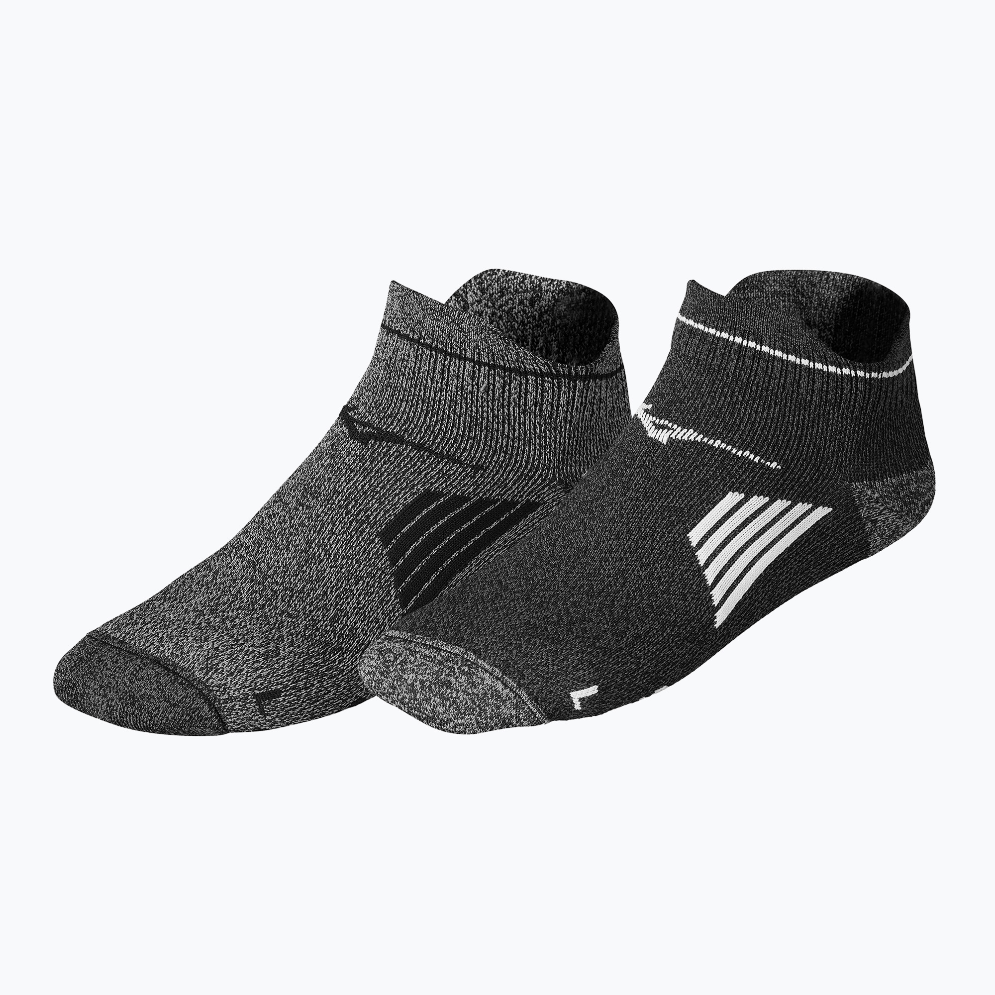 Mizuno Active Training Mid socks 2 pairs black/grey (S)