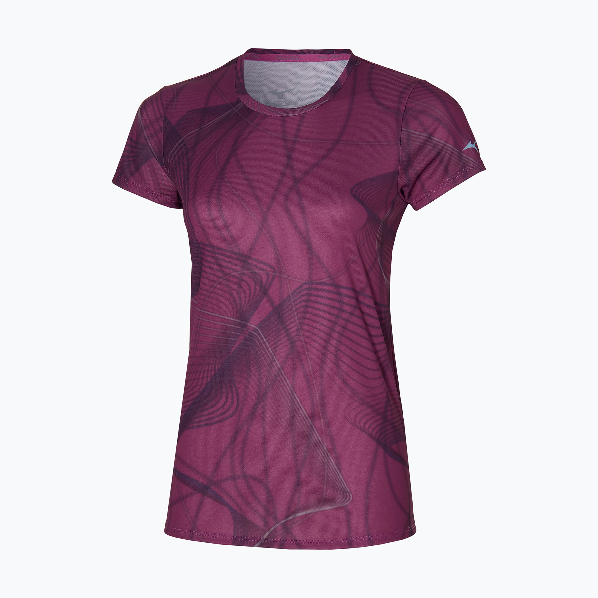 Women's running t-shirt Mizuno Graphic Tee magenta haze (M)