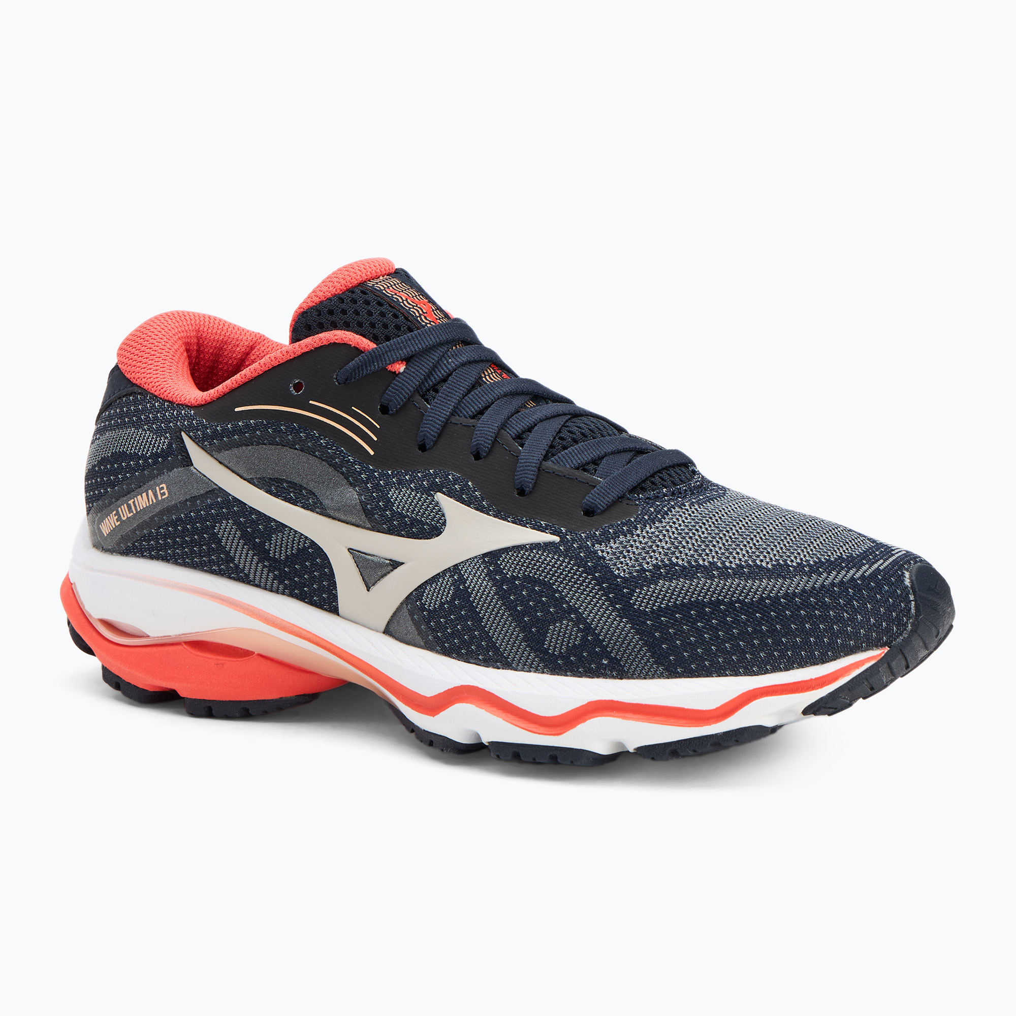 Women's running shoes Mizuno Wave Ultima 13 night sky/wind chime/salmon (40 EU)