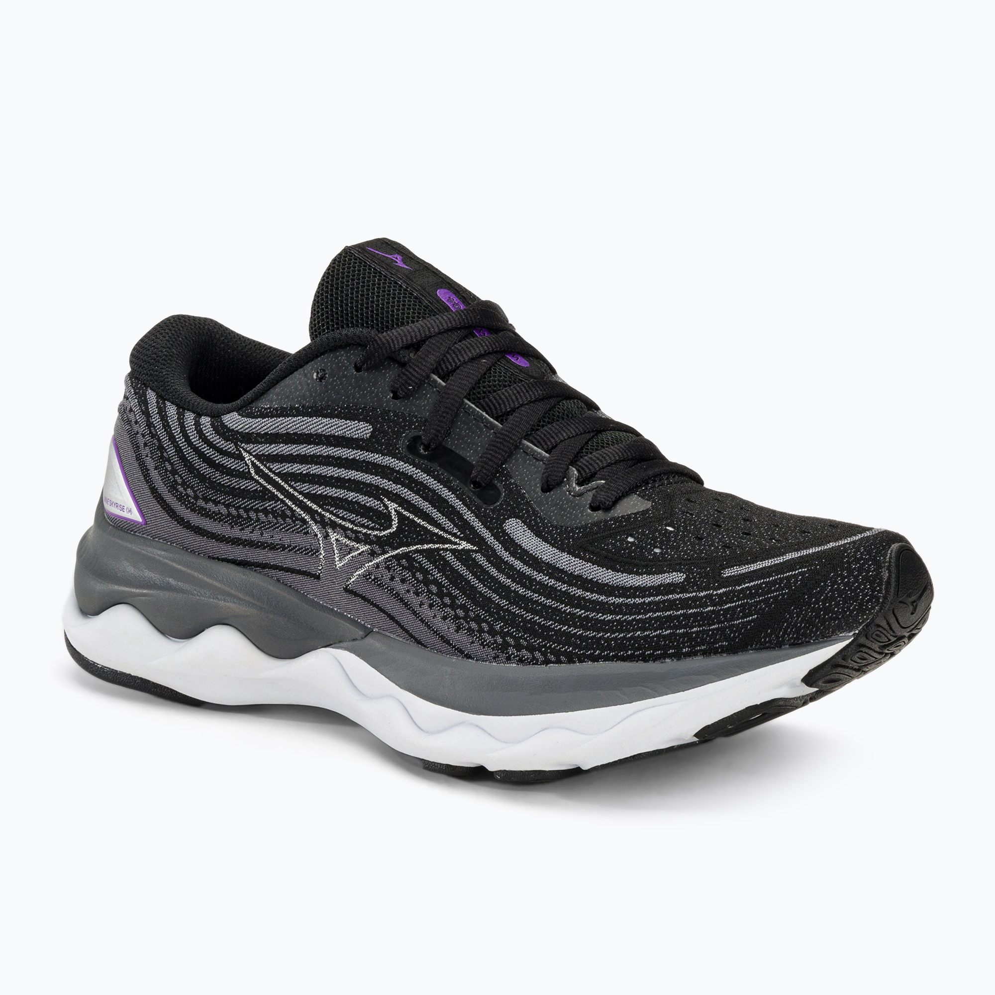 Women's running shoes Mizuno Wave Skyrise 4 black/nimbclud/quiet shade (40.5 EU)