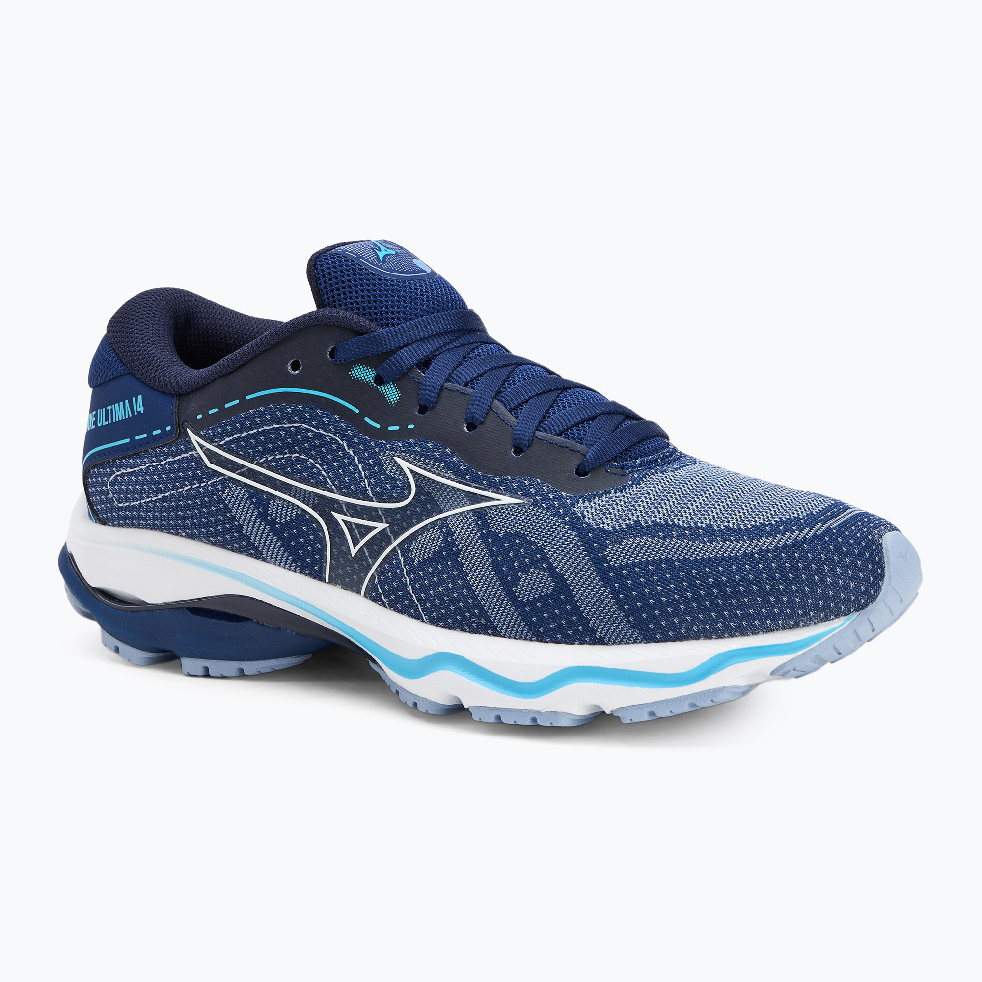 Women's running shoes Mizuno Wave Ultima 14 white/aquarius (37 EU)