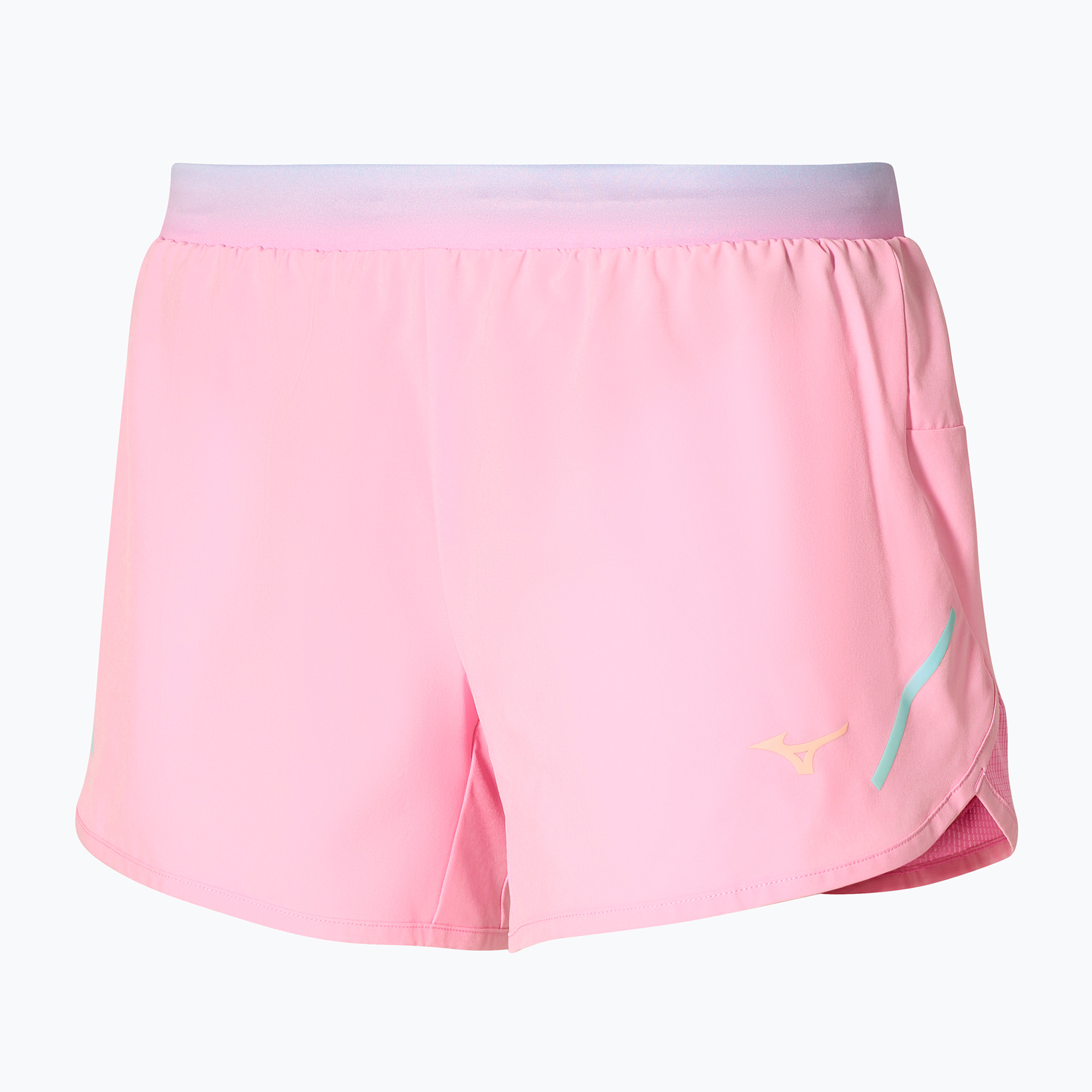 Women's running shorts Mizuno Aero 4' lilac chiffon (L)