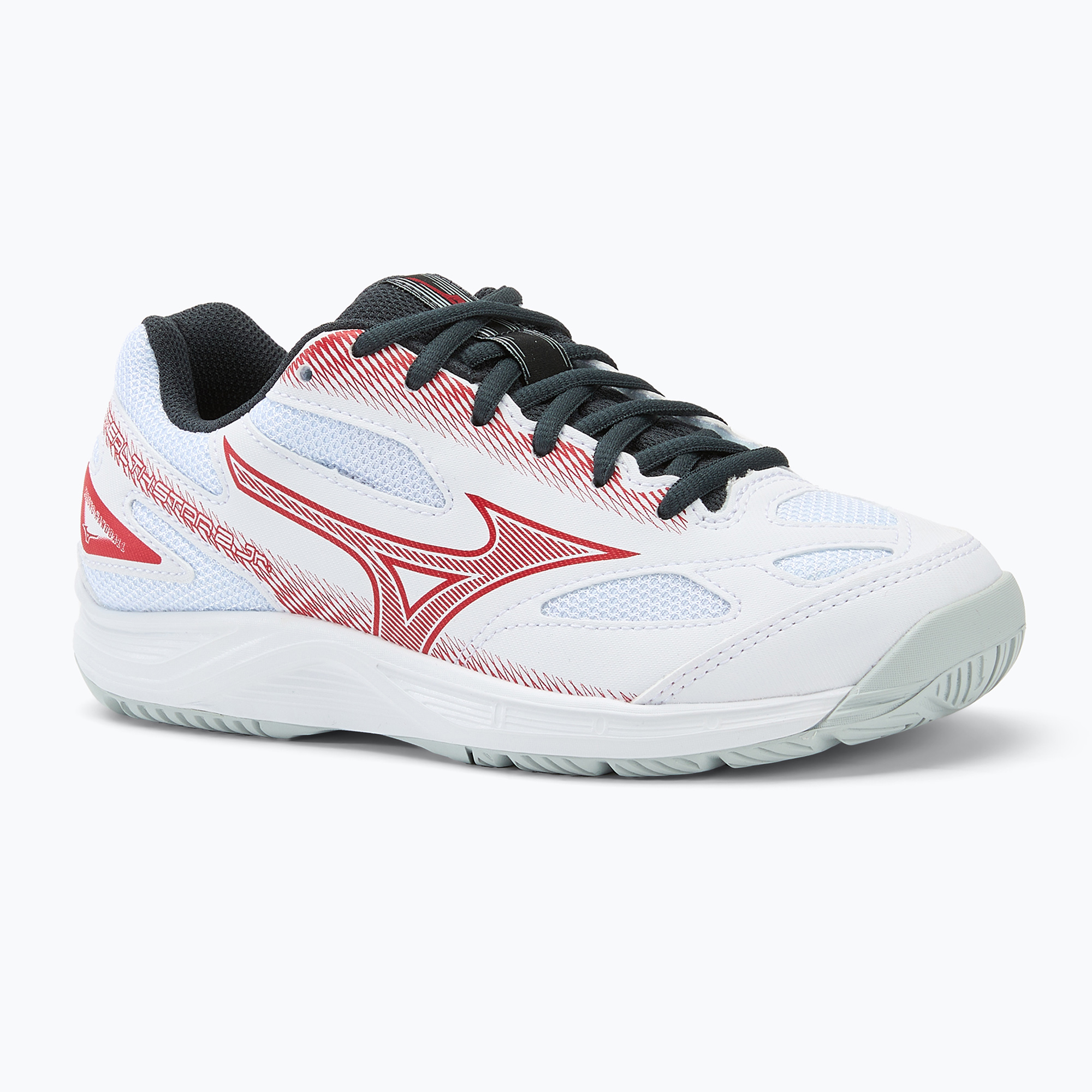 Mizuno Stealth Star 2 handball shoes white/salsa/black (34 EU)