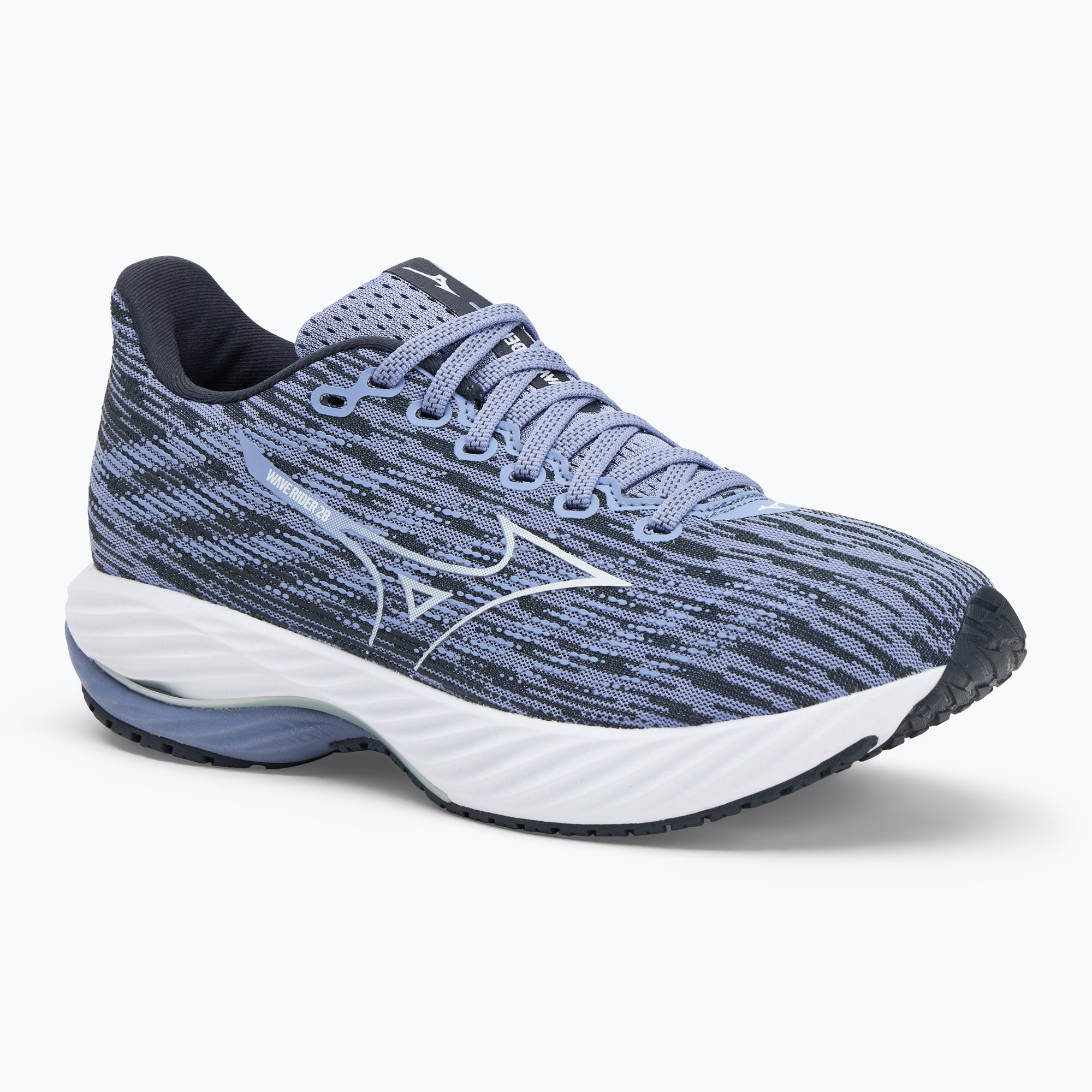 Women's running shoes Mizuno Wave Rider 28 purple impression/white/india ink (38.5 EU)