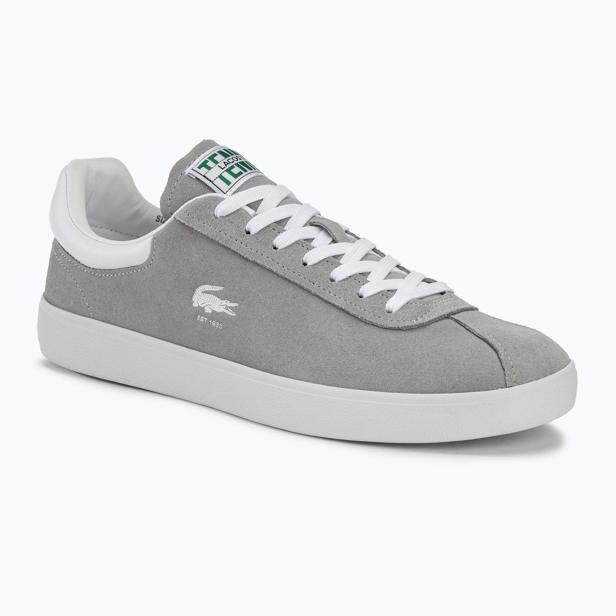 Lacoste men's shoes 47SMA0093 grey/white (44 EU)