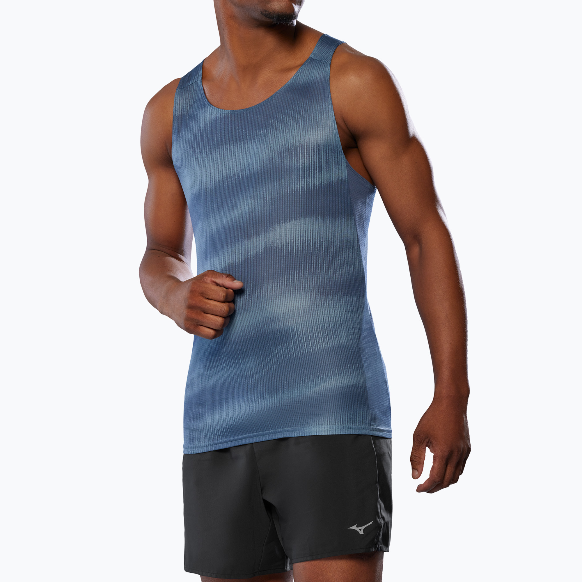 Men's running tank top Mizuno DryAeroFlow Graphic Tank